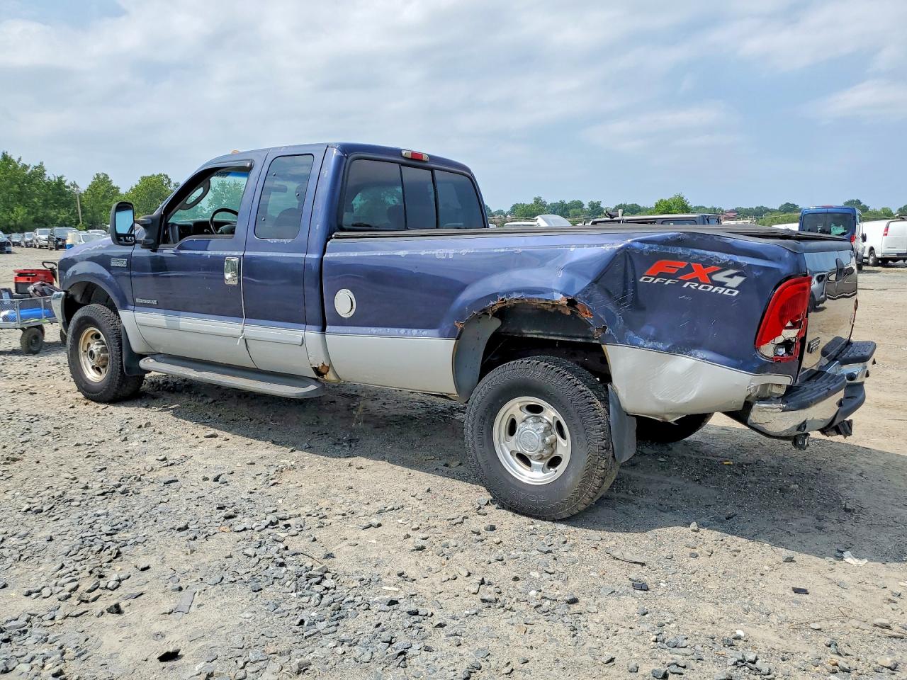 2003 Ford F250 Super Duty Blue vin: 1FTNX21F43EA07220