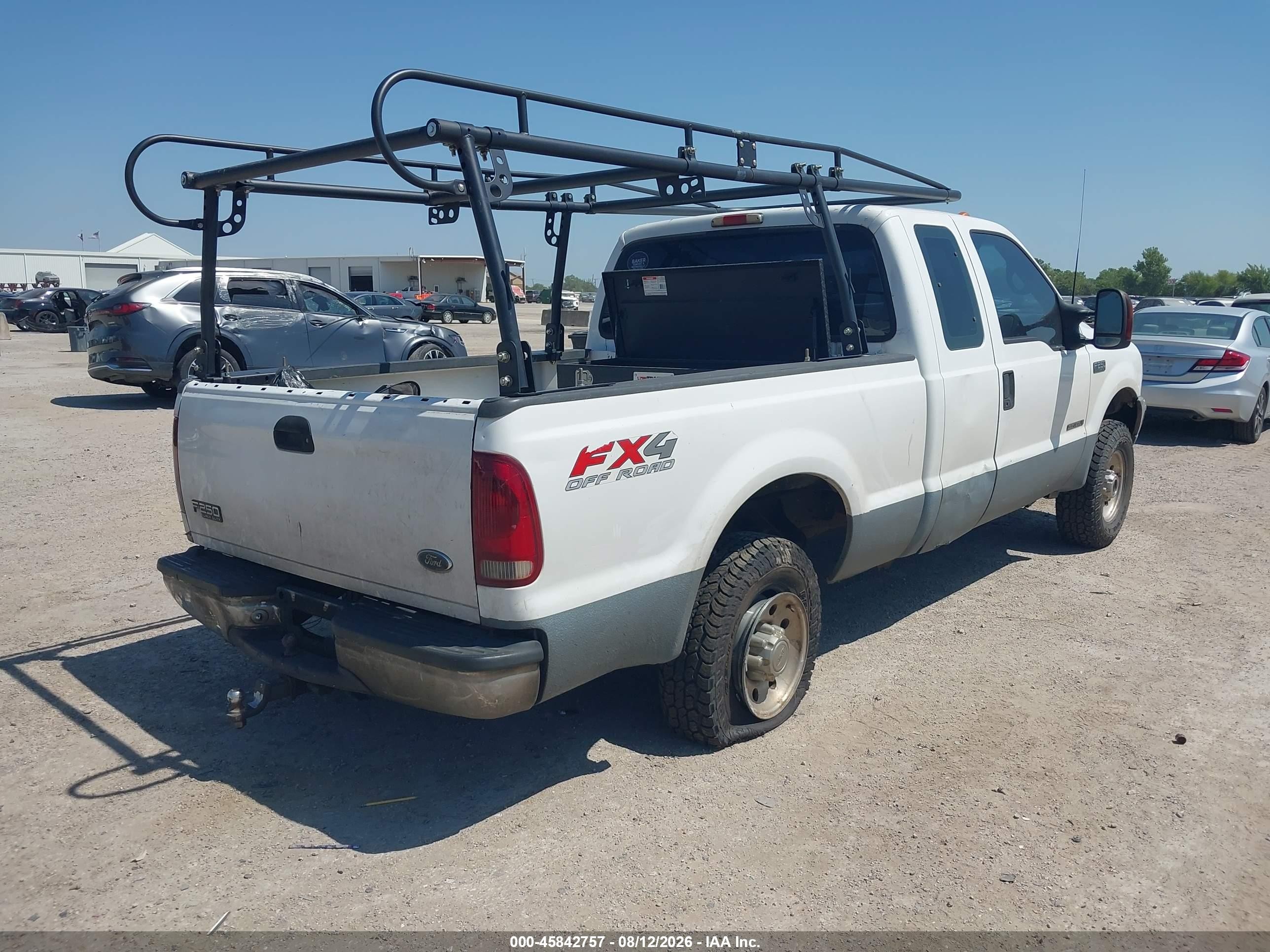 1999 Ford F-250 Lariat/xl/xlt White vin: 1FTNX21F4XEE95235