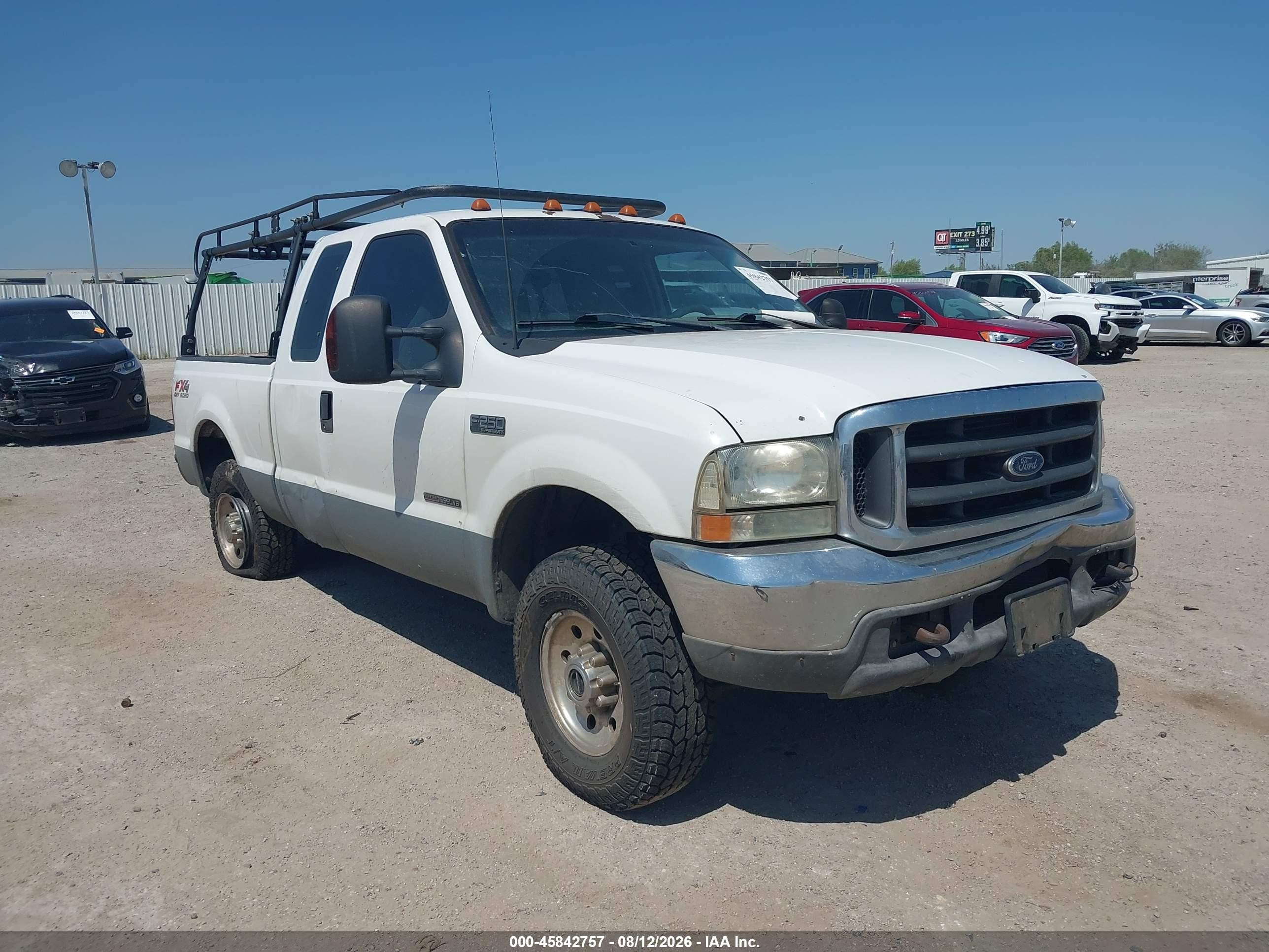1999 Ford F-250 Lariat/xl/xlt White vin: 1FTNX21F4XEE95235