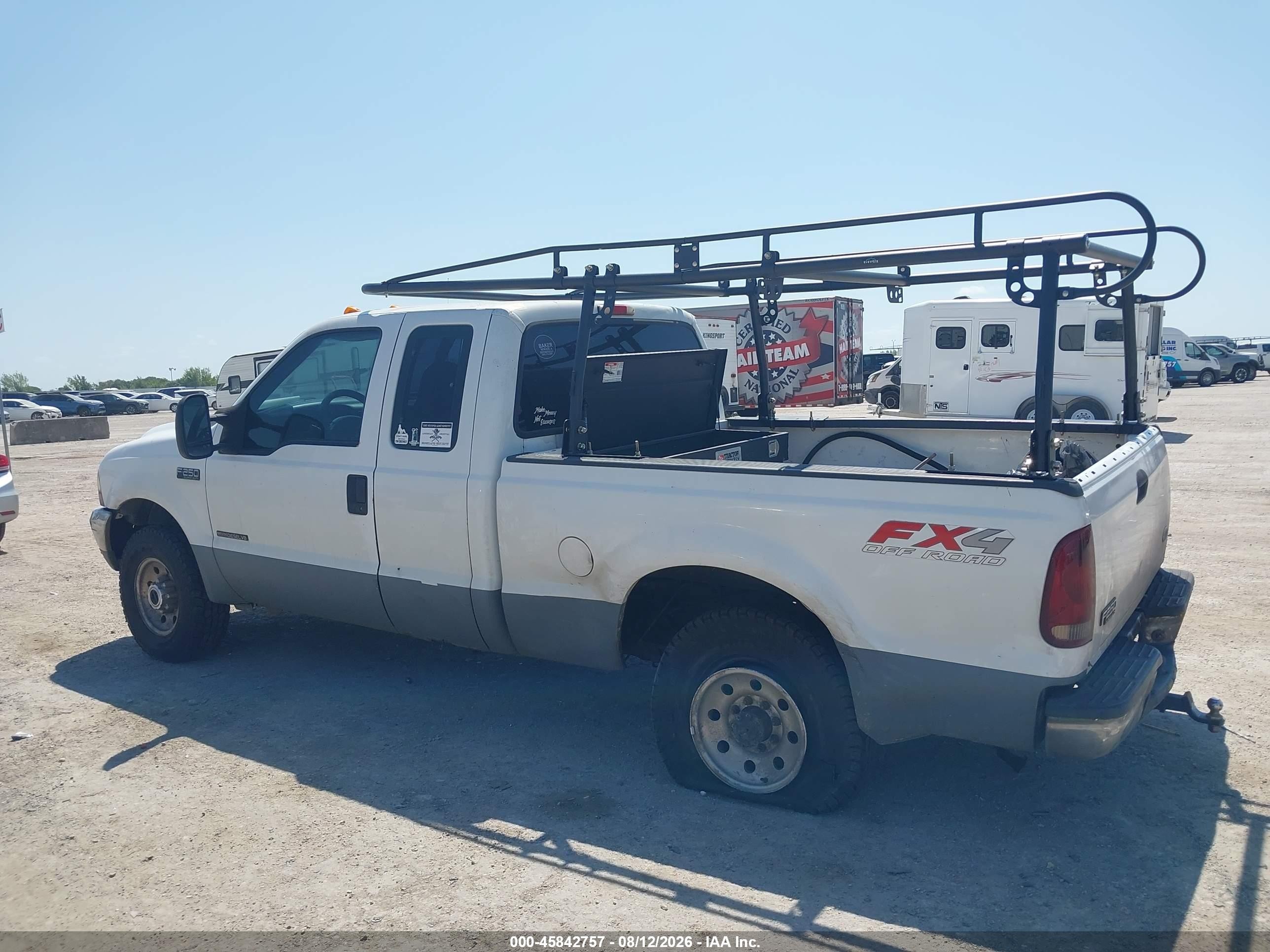1999 Ford F-250 Lariat/xl/xlt White vin: 1FTNX21F4XEE95235