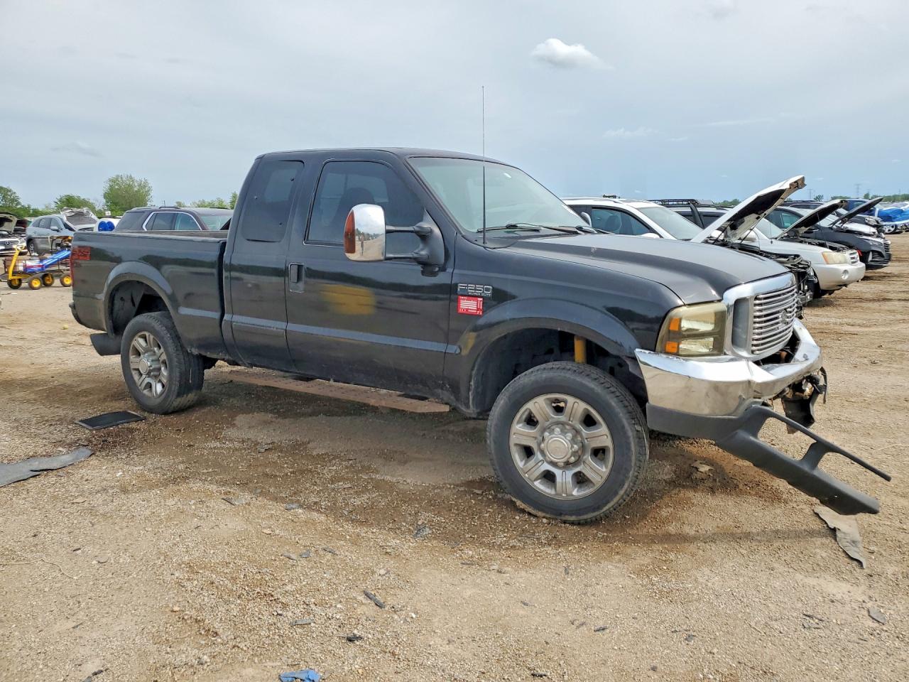 2000 Ford F250 Super Duty Black vin: 1FTNX21F4YEE54265