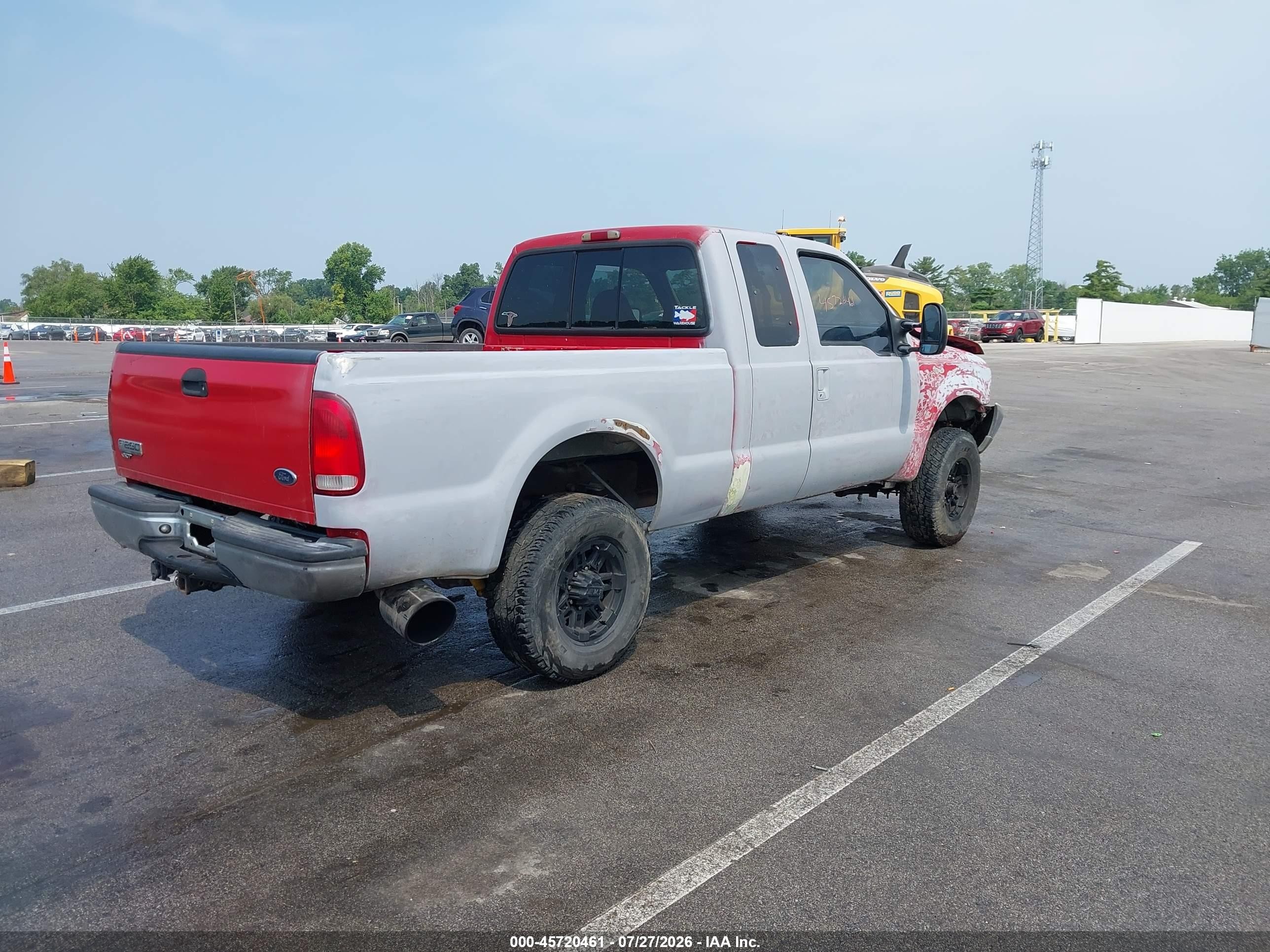2000 Ford F-250 Lariat/xl/xlt Red vin: 1FTNX21F4YEE55786