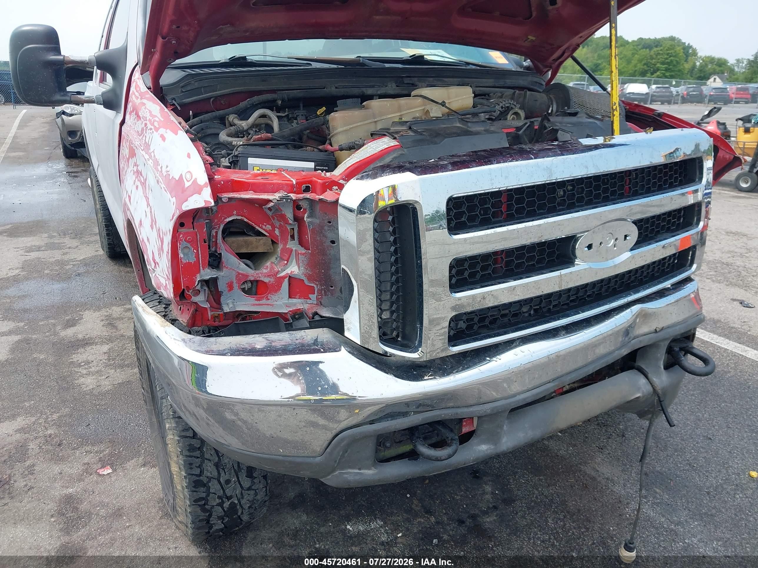 2000 Ford F-250 Lariat/xl/xlt Red vin: 1FTNX21F4YEE55786