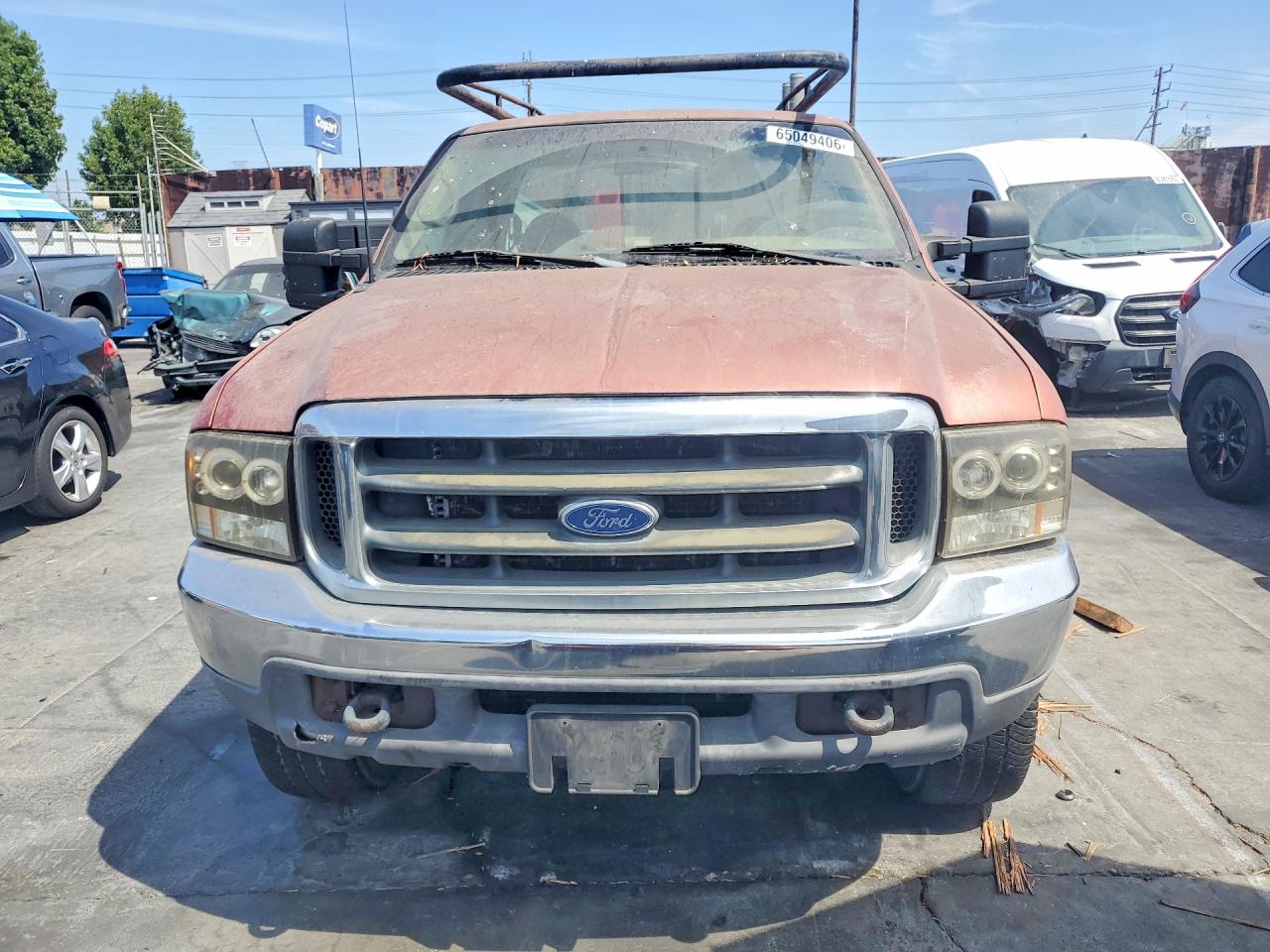 1999 Ford F250 Super Duty Red vin: 1FTNX21F5XED75606