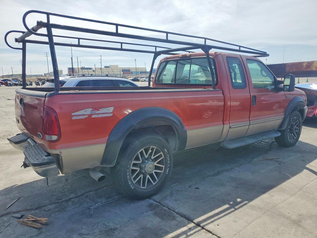 1999 Ford F250 Super Duty Red vin: 1FTNX21F5XED75606