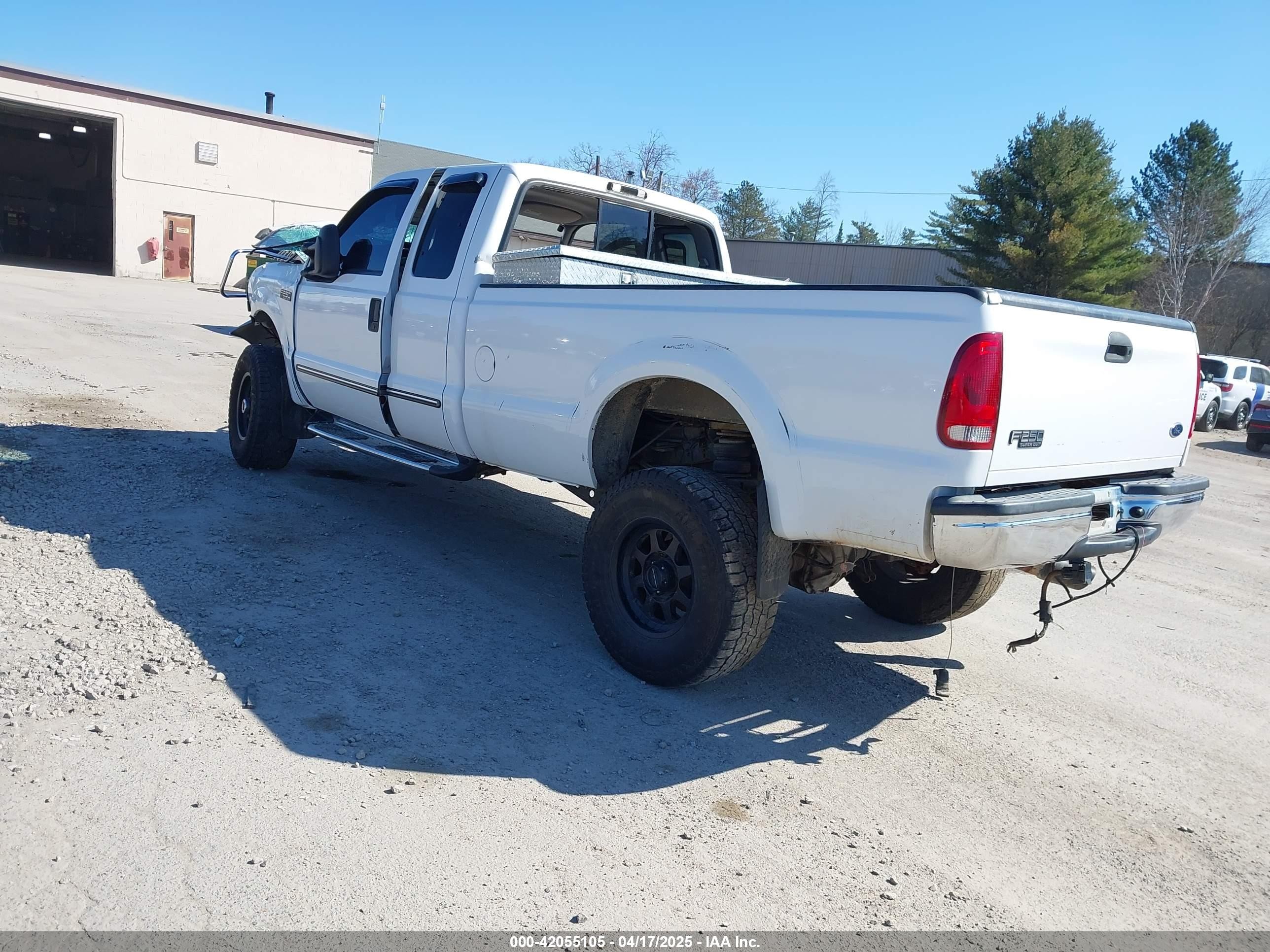 1999 Ford F-250 Lariat/xl/xlt Белый vin: 1FTNX21F5XED76593