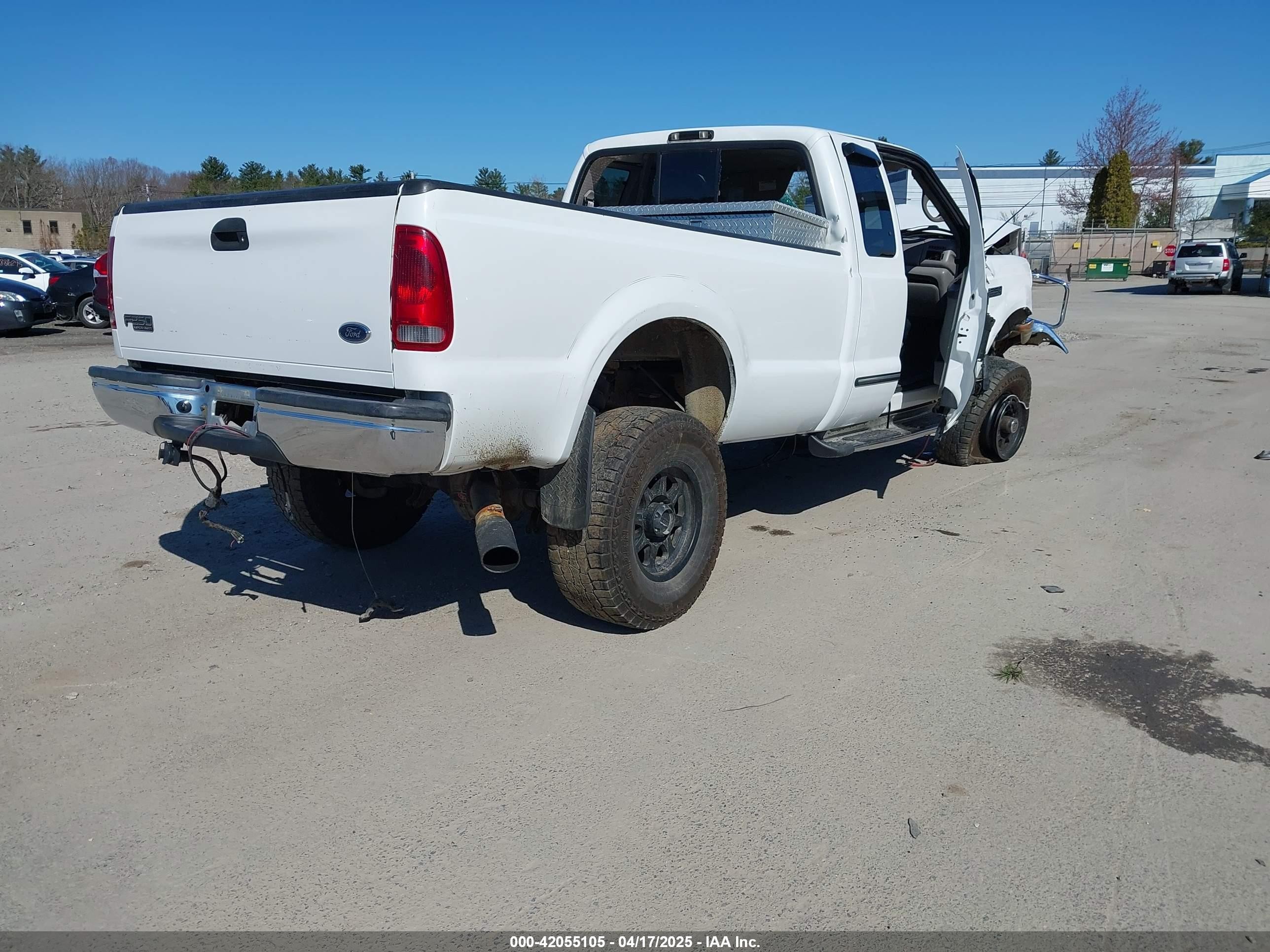 1999 Ford F-250 Lariat/xl/xlt Белый vin: 1FTNX21F5XED76593