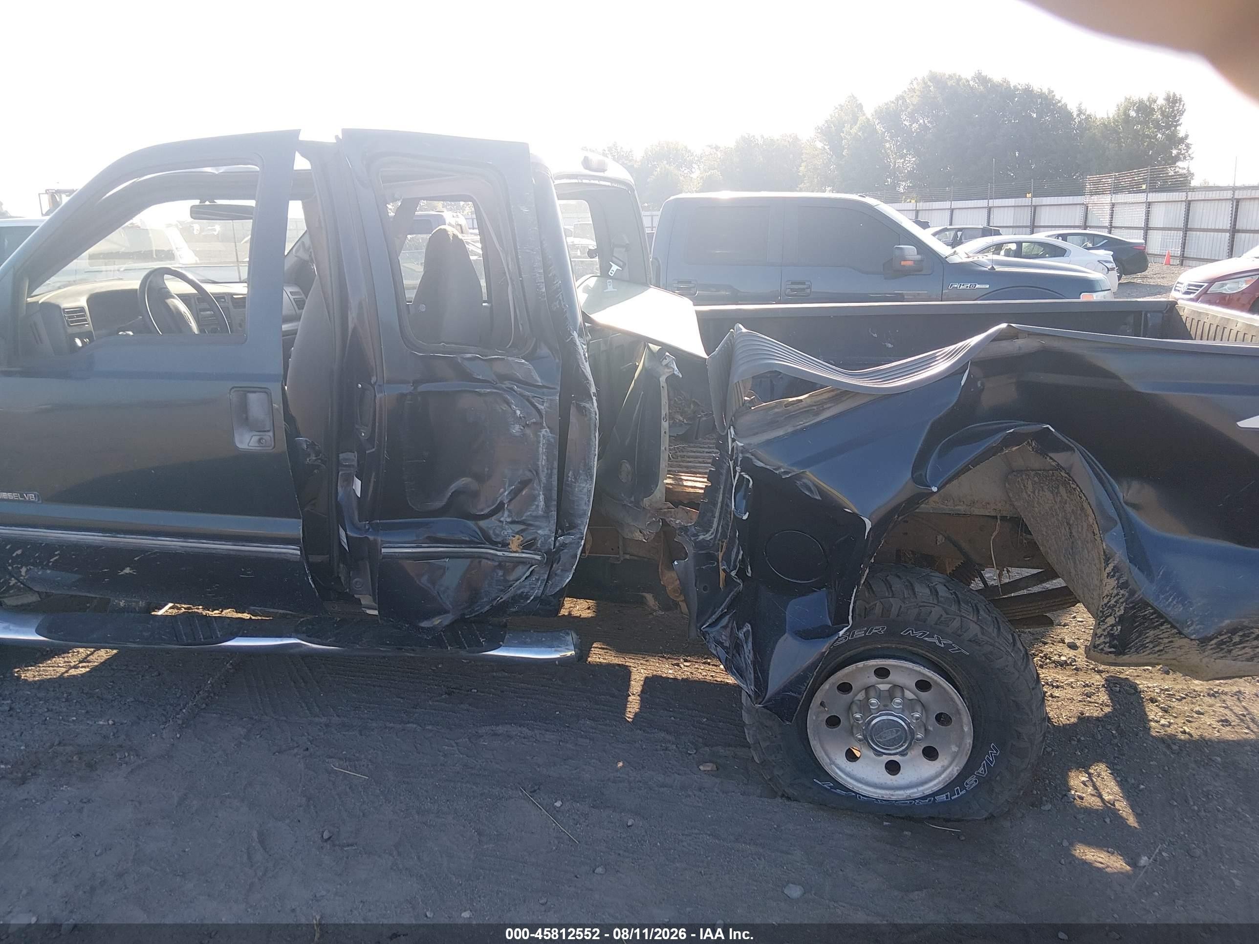 2000 Ford F-250 Lariat/xl/xlt Dark Blue vin: 1FTNX21F5YEA98490