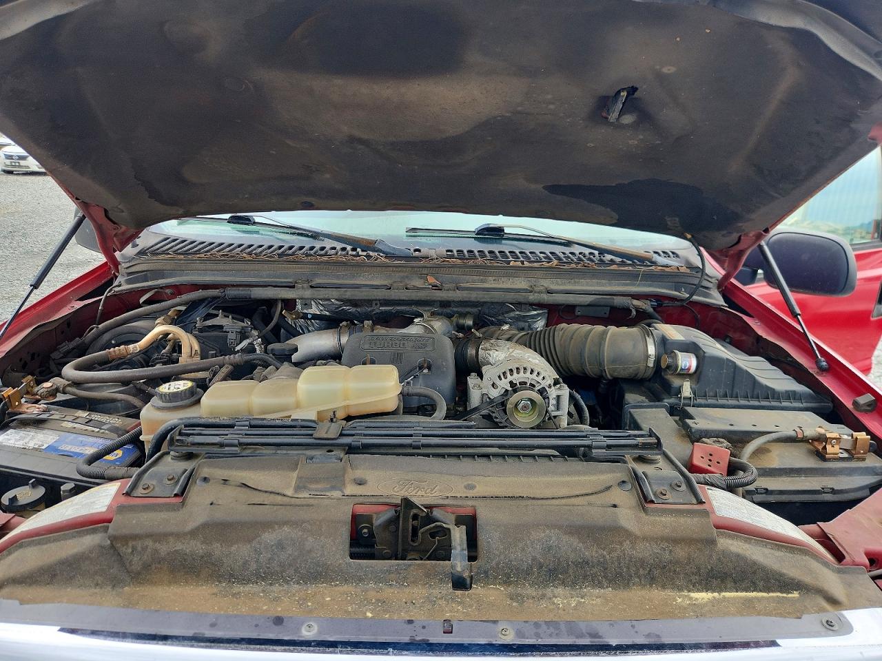 1999 Ford F250 Super Duty Red vin: 1FTNX21F6XED15236