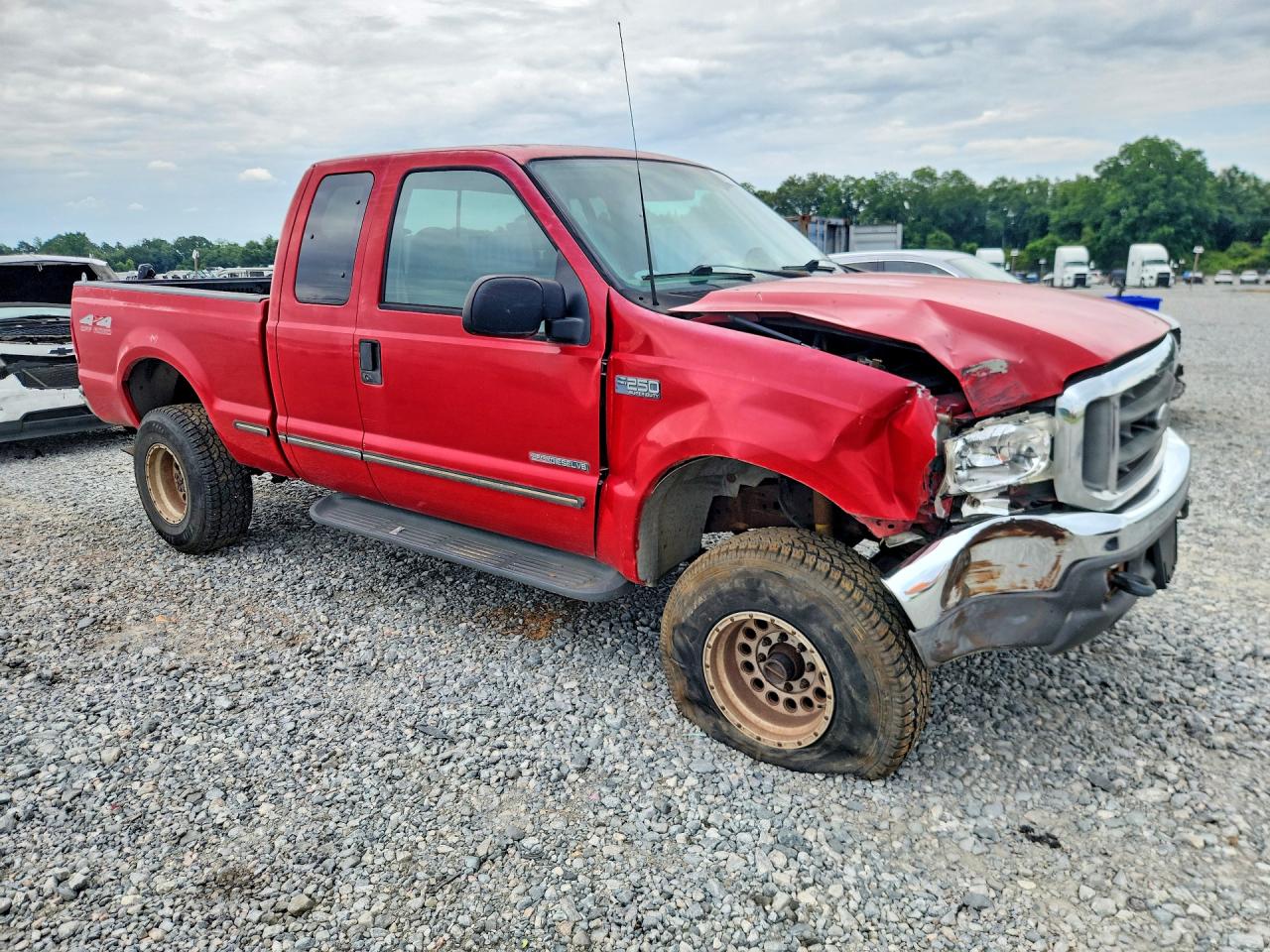 1999 Ford F250 Super Duty Red vin: 1FTNX21F6XED15236