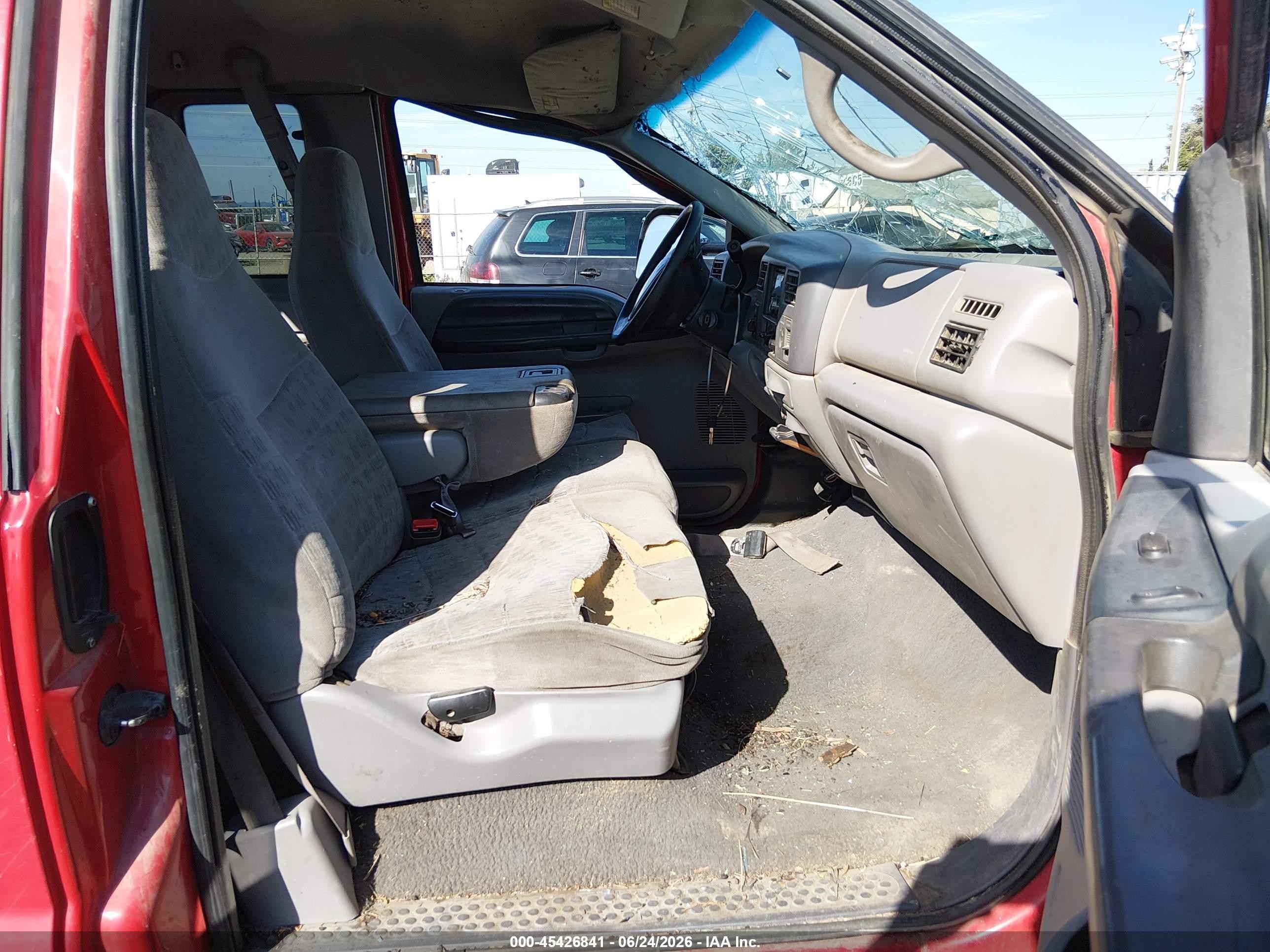 1999 Ford F-250 Lariat/xl/xlt Red vin: 1FTNX21F6XEE90411