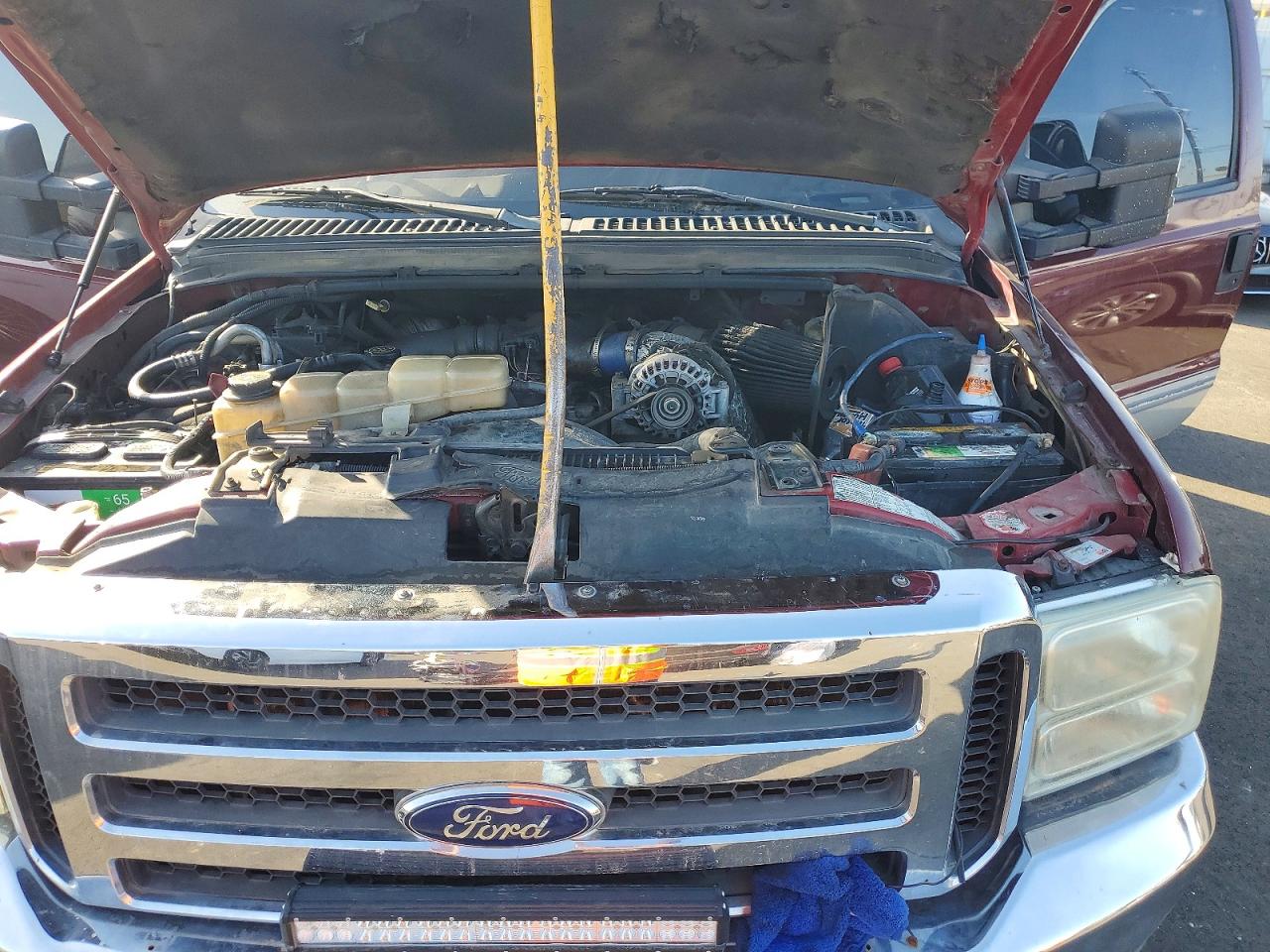 2000 Ford F250 Super Duty Burgundy vin: 1FTNX21F6YEB17757