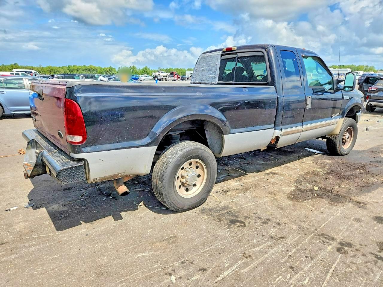 2002 Ford F250 Super Duty Black vin: 1FTNX21F72EC03358