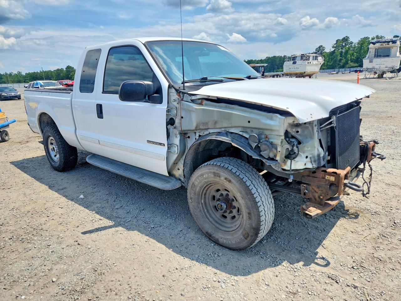 2002 Ford F250 Super Duty Белый vin: 1FTNX21F72ED11320