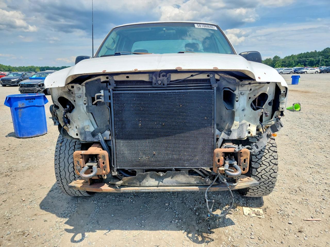 2002 Ford F250 Super Duty Белый vin: 1FTNX21F72ED11320