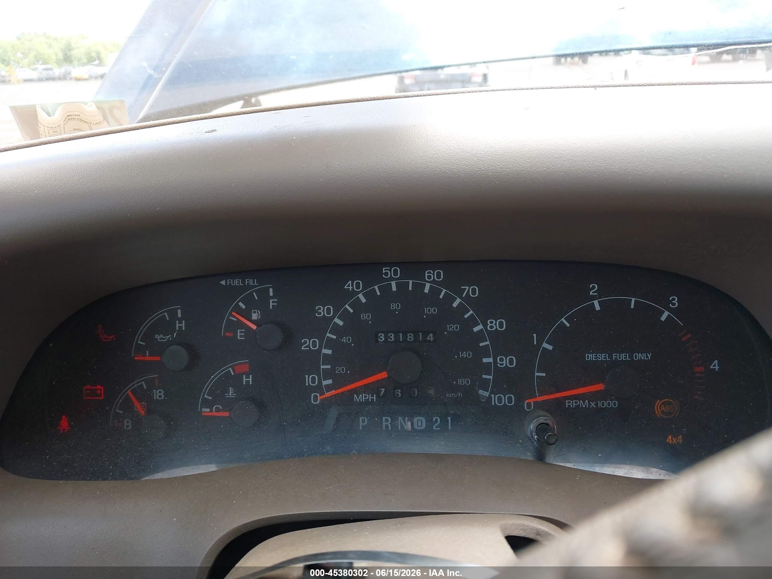 1999 Ford F-250 Lariat/xl/xlt Синий vin: 1FTNX21F7XEB52547