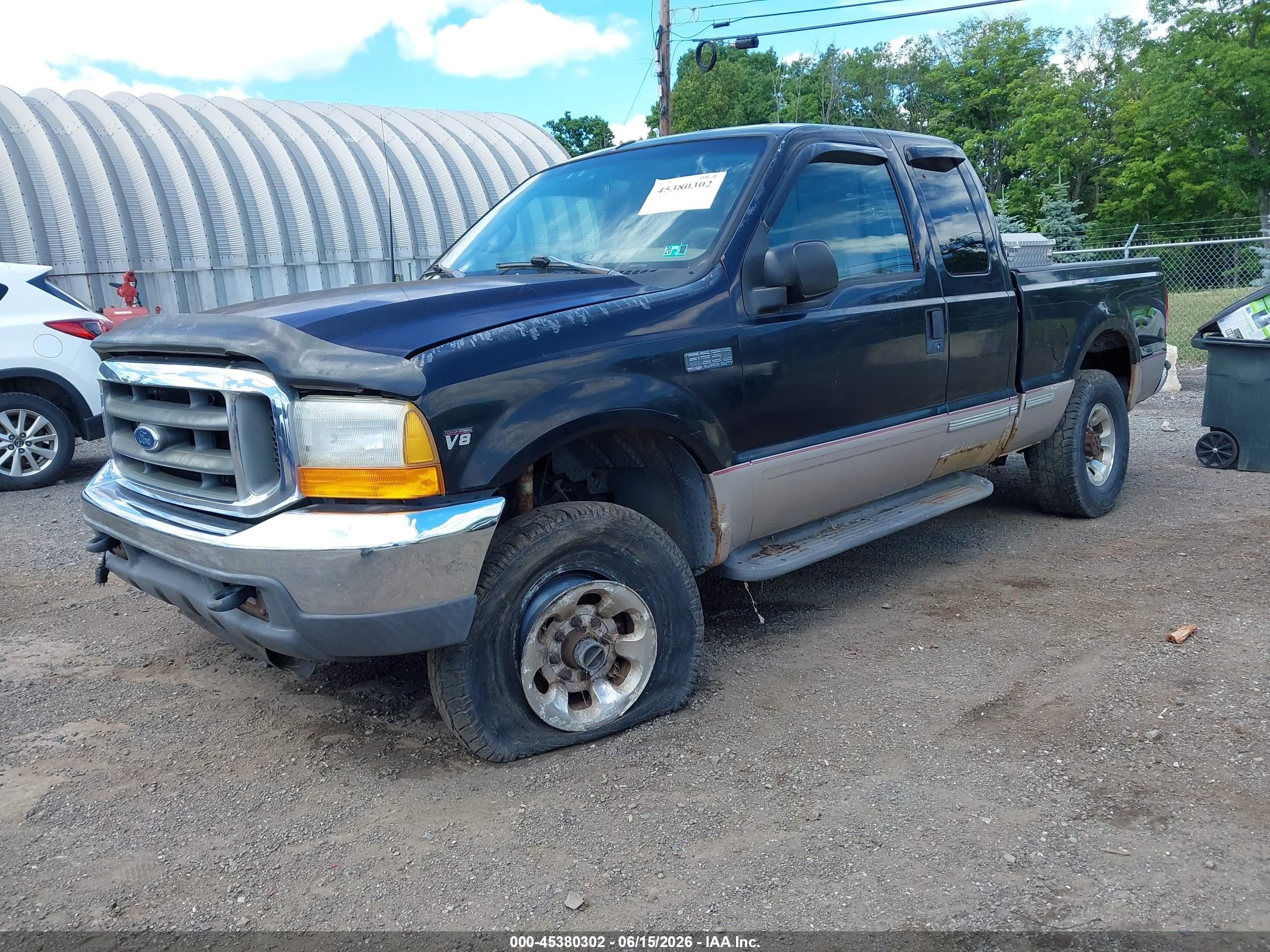1999 Ford F-250 Lariat/xl/xlt Синий vin: 1FTNX21F7XEB52547