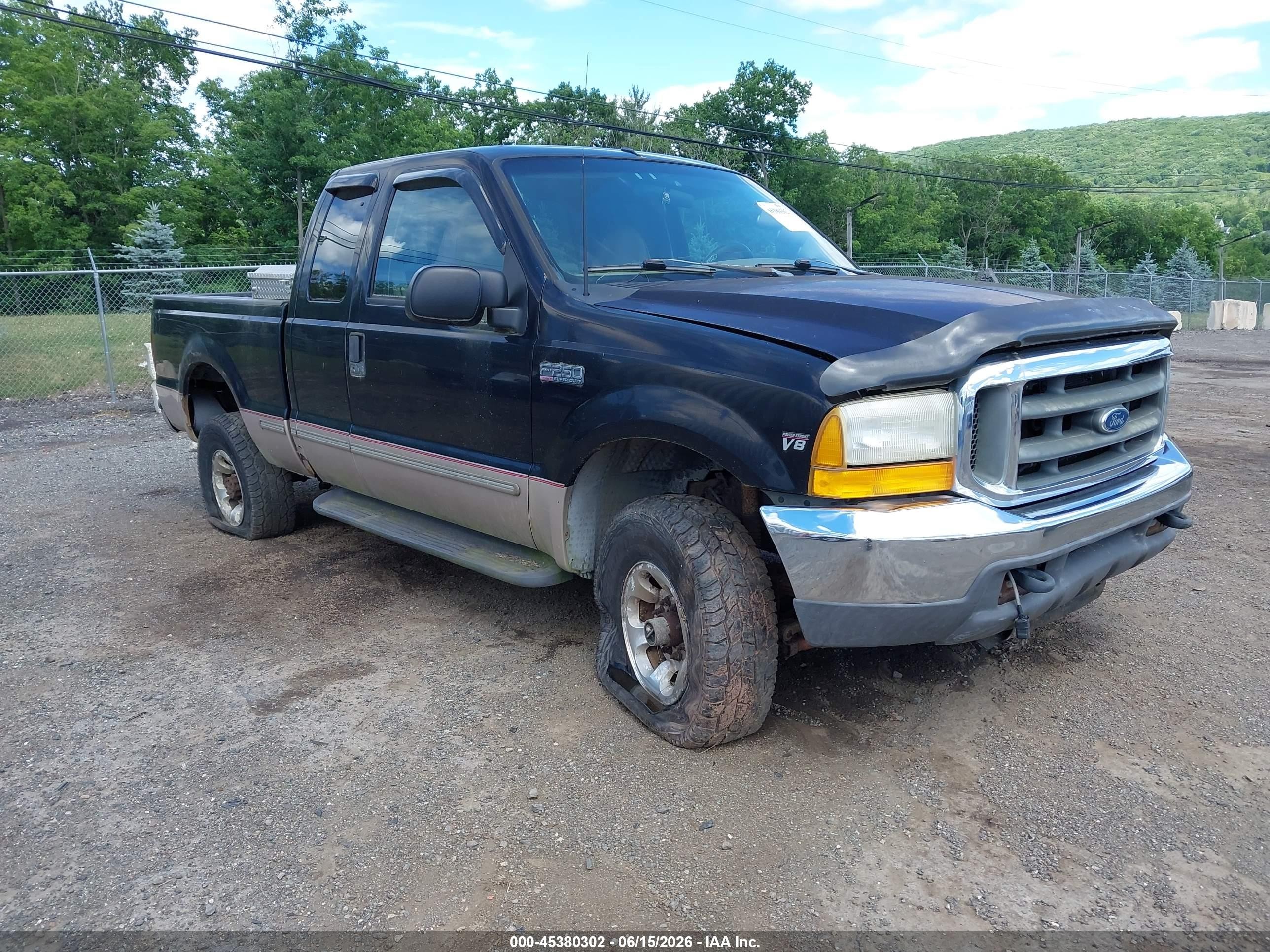 1999 Ford F-250 Lariat/xl/xlt Синий vin: 1FTNX21F7XEB52547
