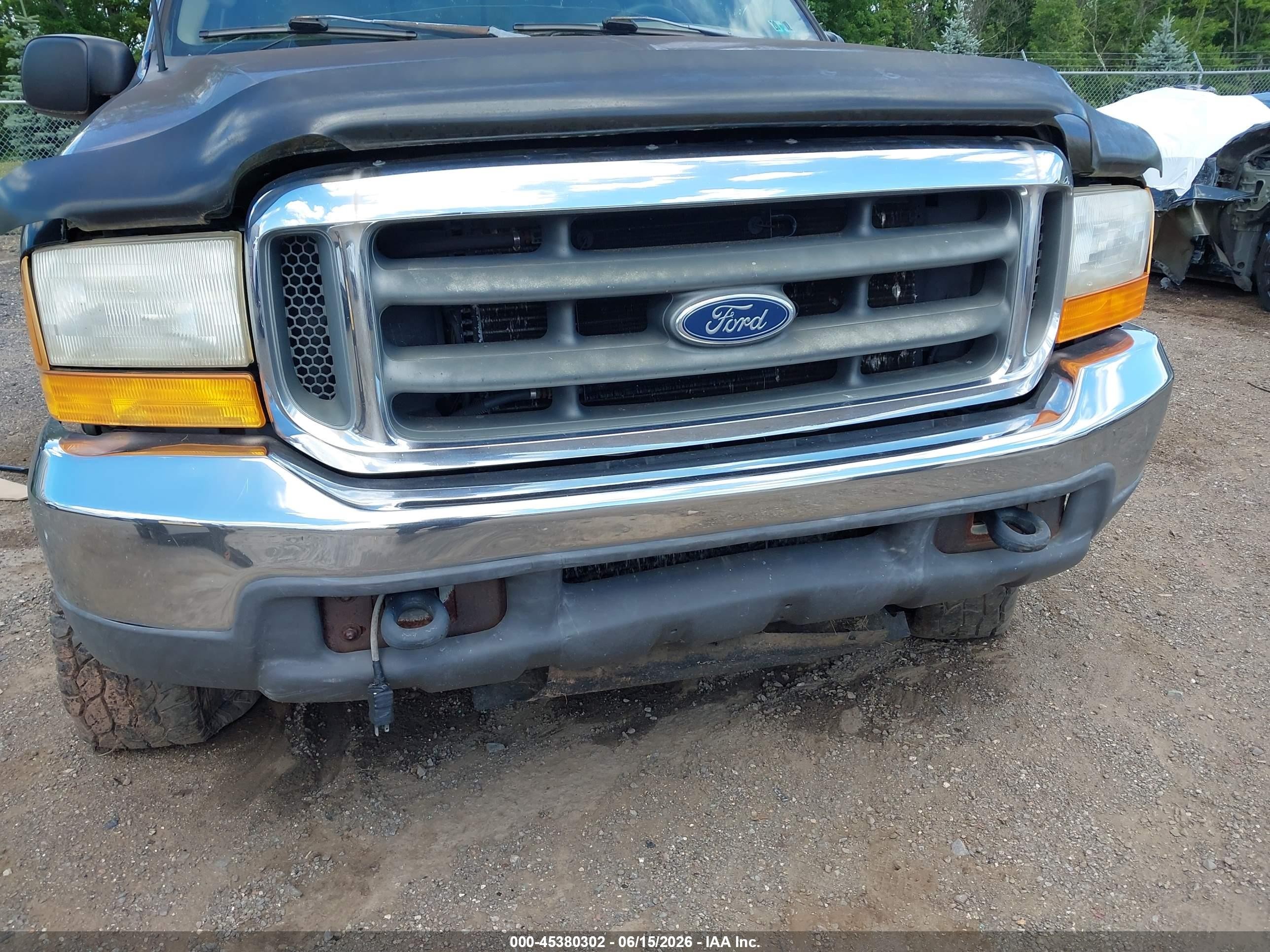 1999 Ford F-250 Lariat/xl/xlt Синий vin: 1FTNX21F7XEB52547