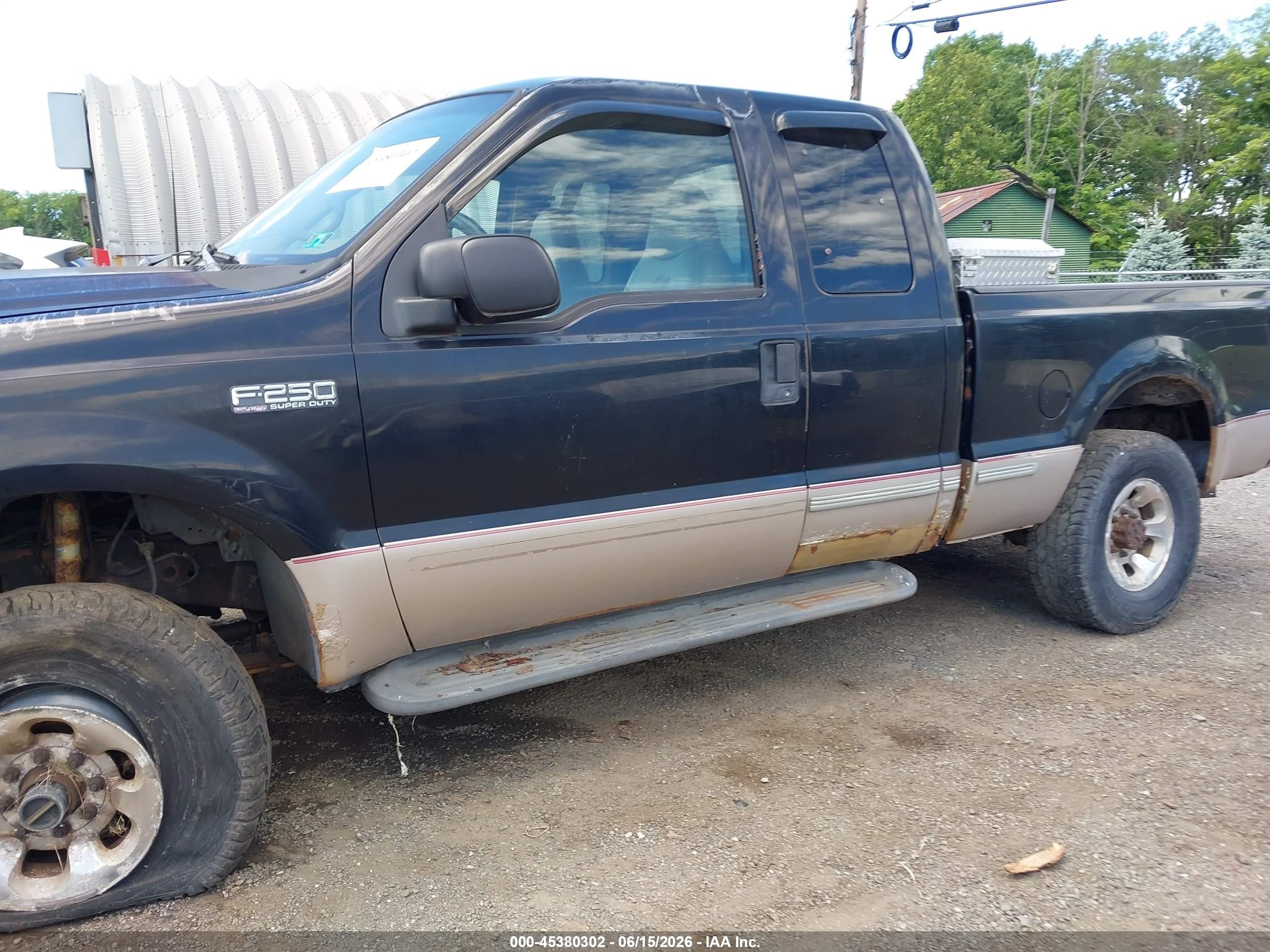 1999 Ford F-250 Lariat/xl/xlt Синий vin: 1FTNX21F7XEB52547