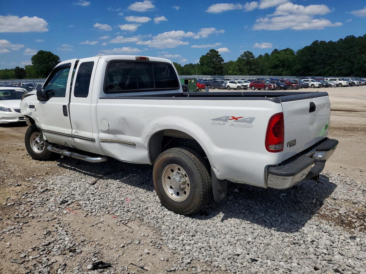 1999 Ford F250 Super Duty White vin: 1FTNX21F7XEB82728