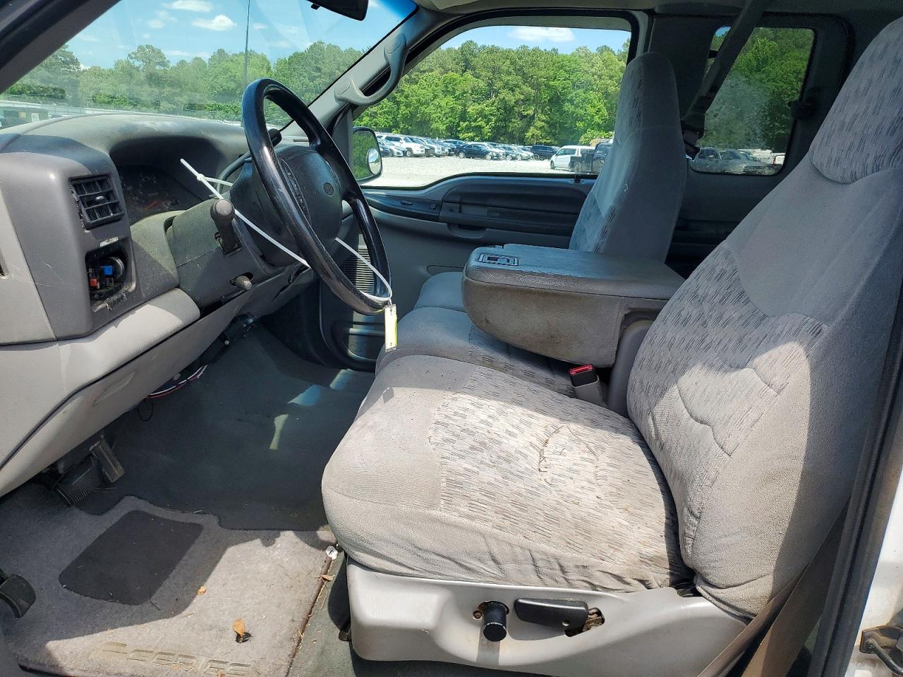 1999 Ford F250 Super Duty White vin: 1FTNX21F7XEB82728