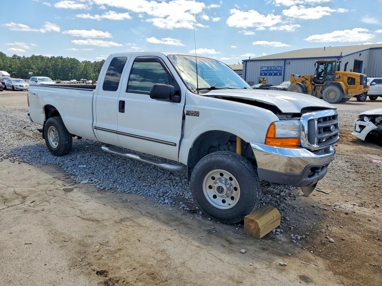 1999 Ford F250 Super Duty White vin: 1FTNX21F7XEB82728