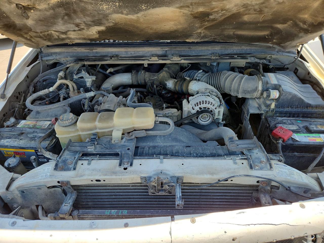 2000 Ford F250 Super Duty White vin: 1FTNX21F7YEB06329