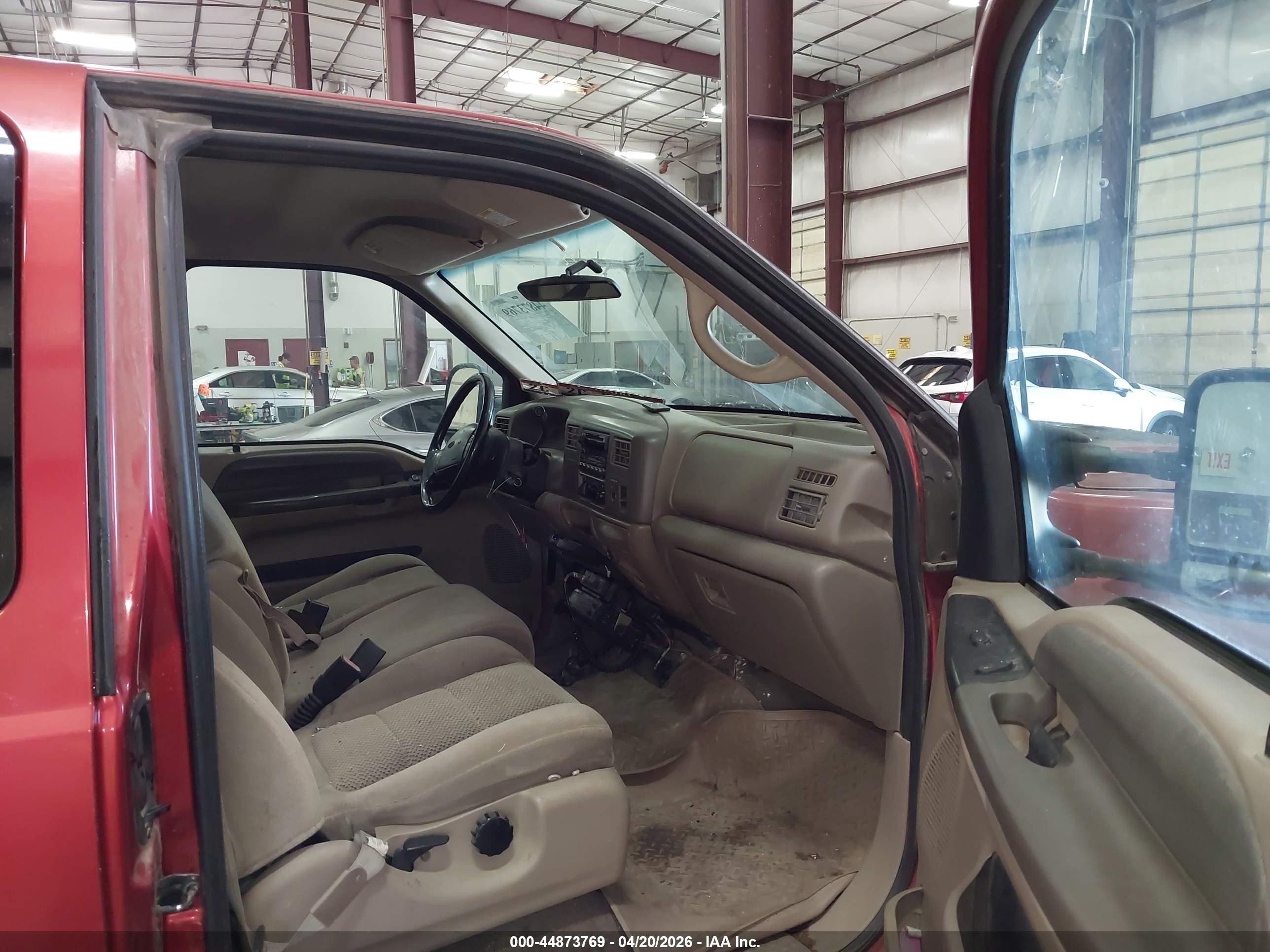 2001 Ford F-250 Lariat/xl/xlt Red vin: 1FTNX21F81EA70804
