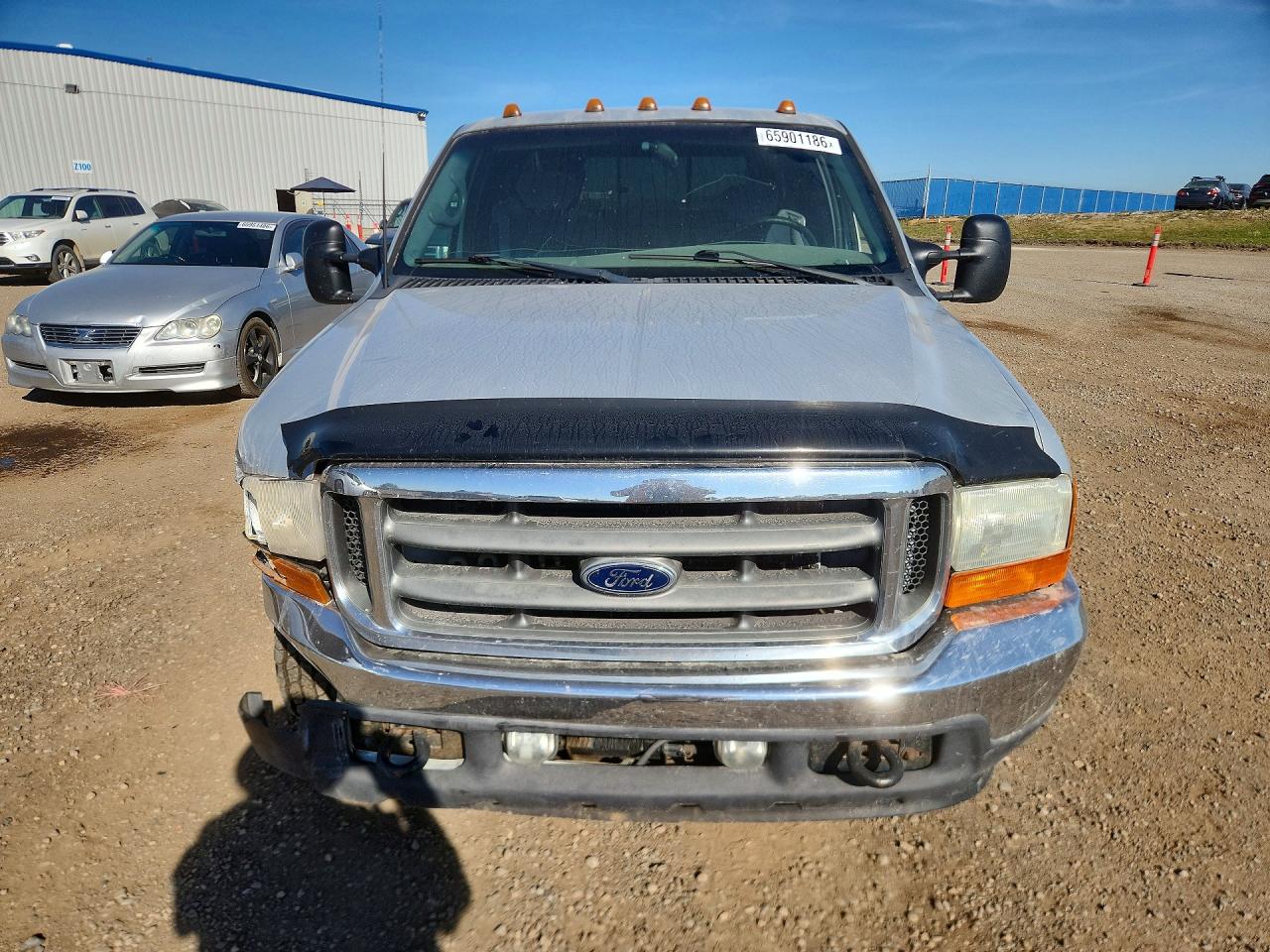 2001 Ford F250 Super Duty Silver vin: 1FTNX21F81EB18012