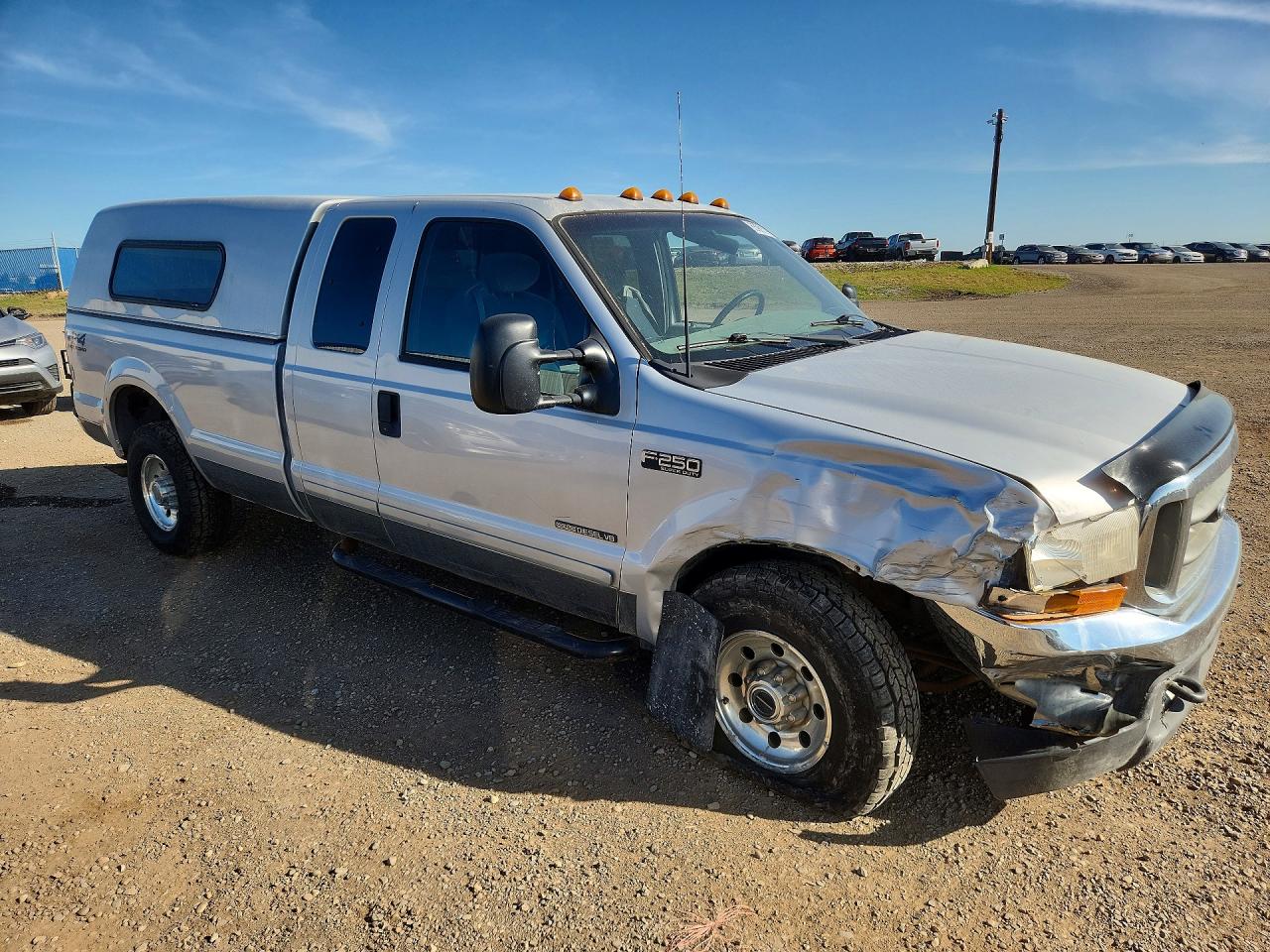 2001 Ford F250 Super Duty Silver vin: 1FTNX21F81EB18012