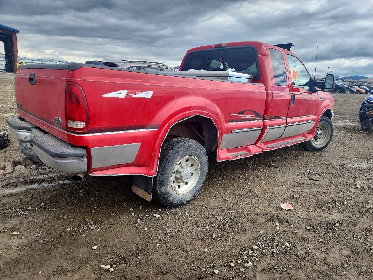 1999 Ford F250 Super Duty Red vin: 1FTNX21F8XEA56488
