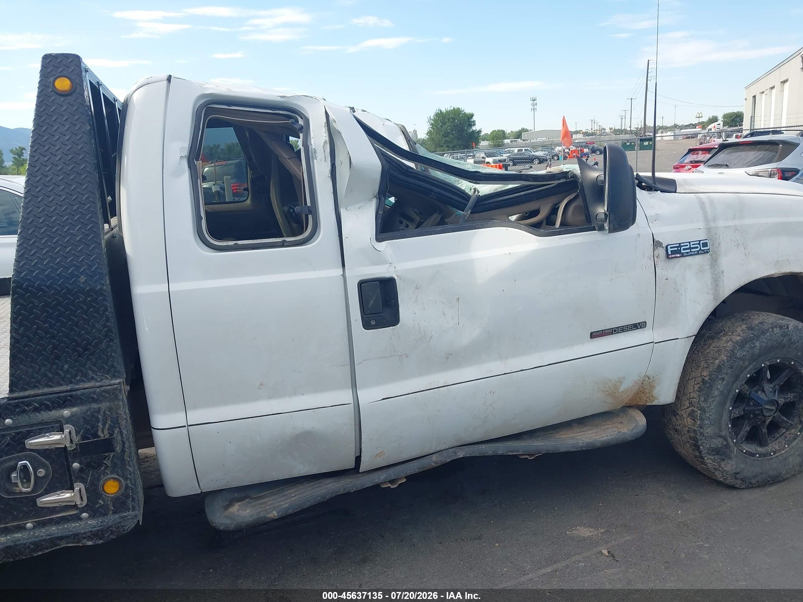 2000 Ford F-250 Lariat/xl/xlt White vin: 1FTNX21F8YEA30670