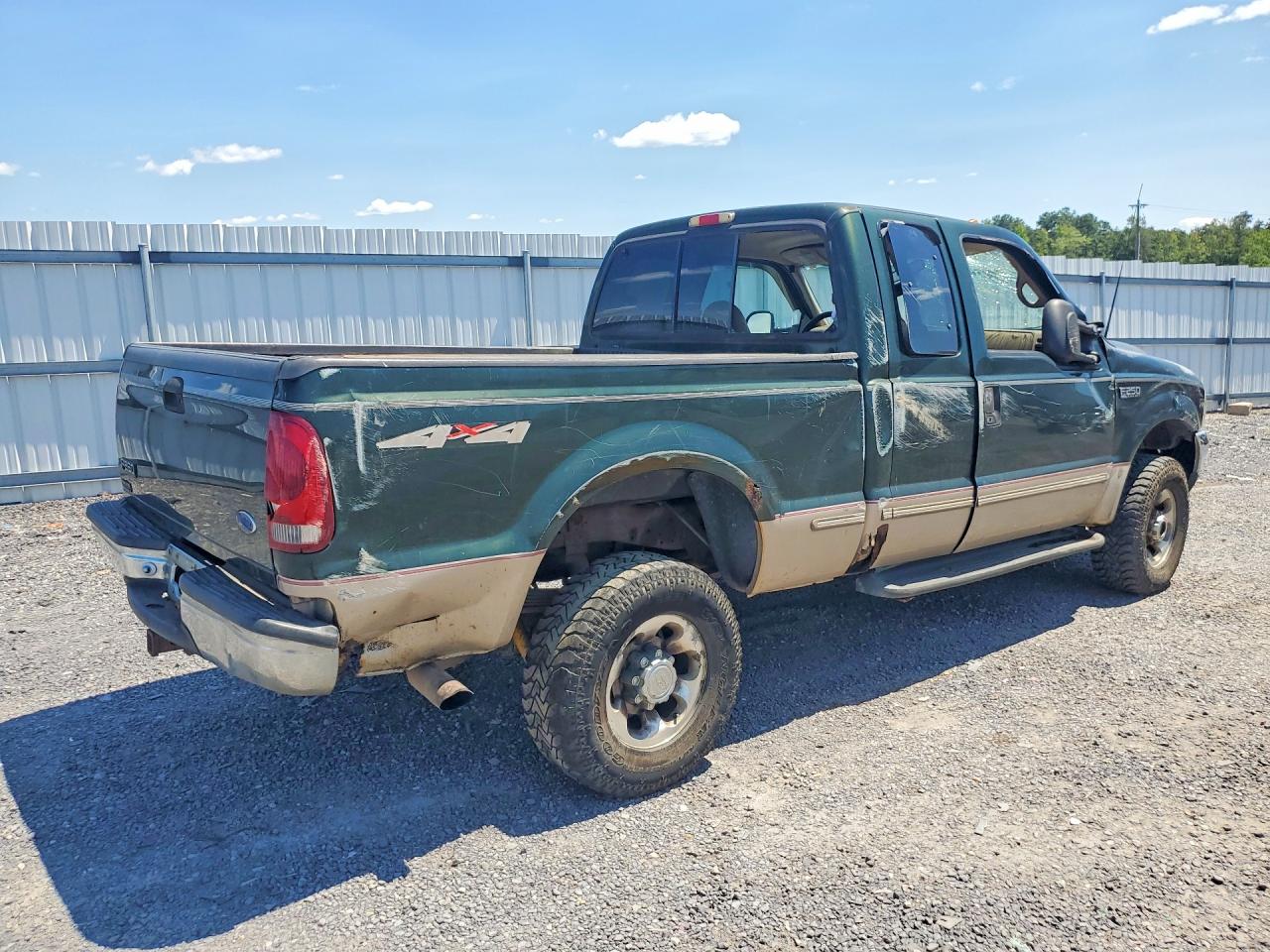 1999 Ford F250 Super Duty Green vin: 1FTNX21F9XEA00611