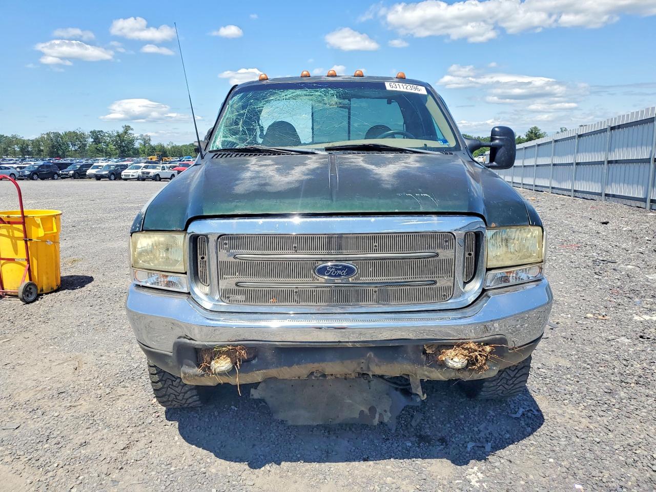 1999 Ford F250 Super Duty Green vin: 1FTNX21F9XEA00611