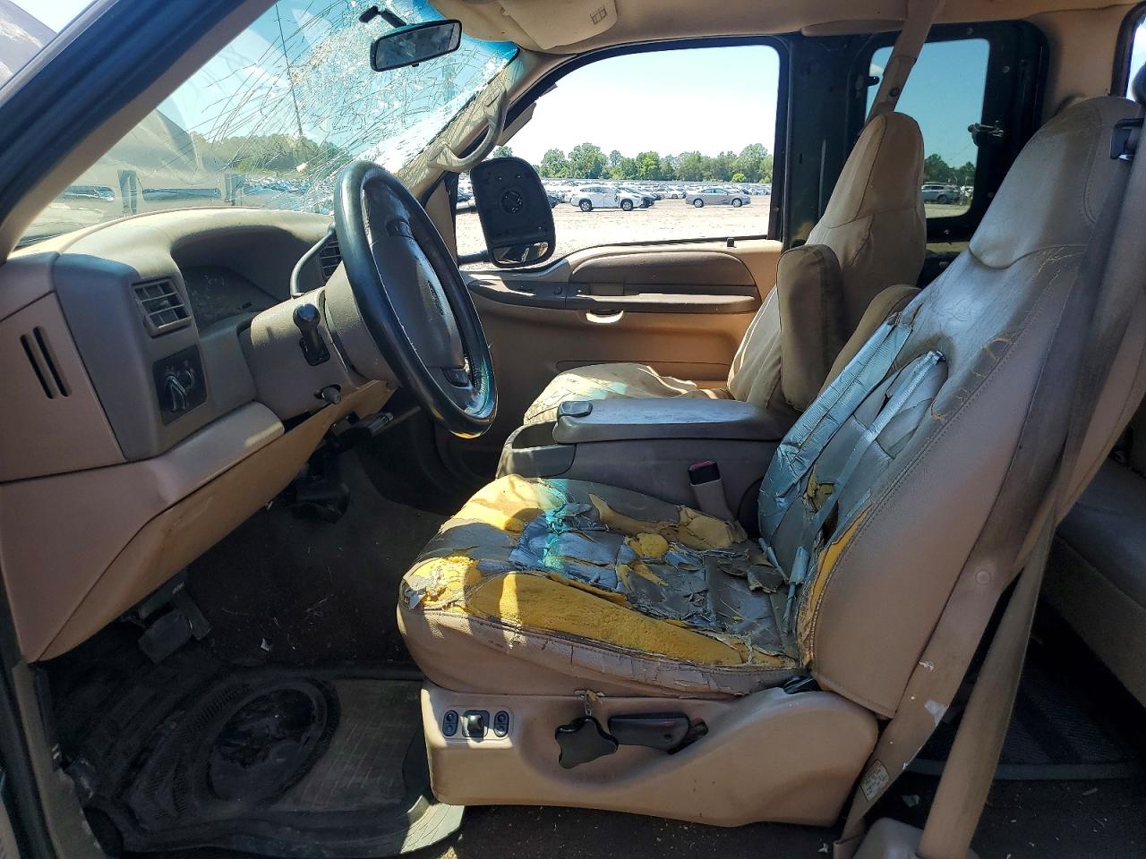 1999 Ford F250 Super Duty Green vin: 1FTNX21F9XEA00611