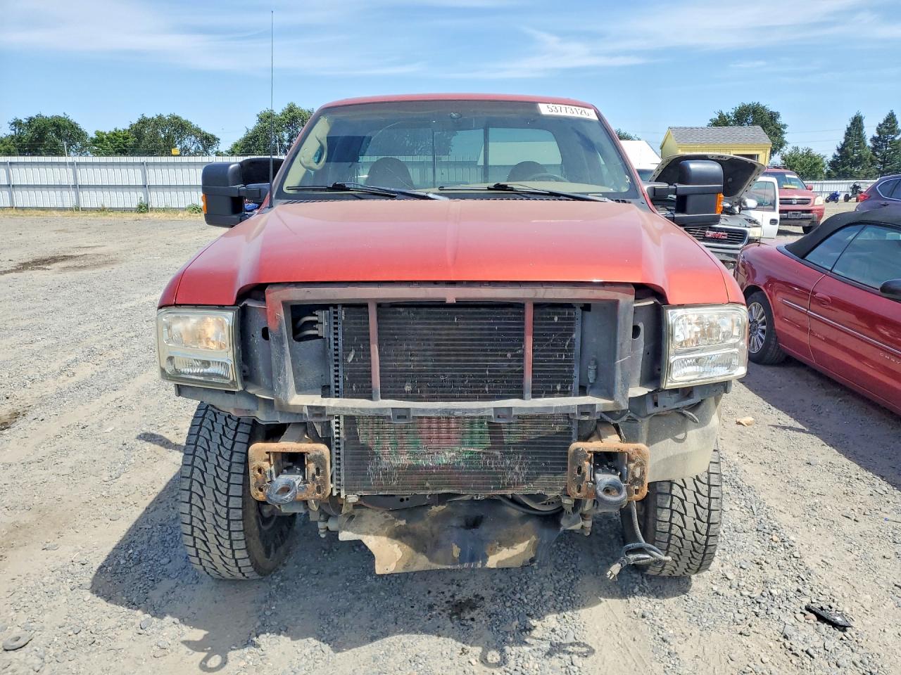 1999 Ford F250 Super Duty Red vin: 1FTNX21F9XEC79624