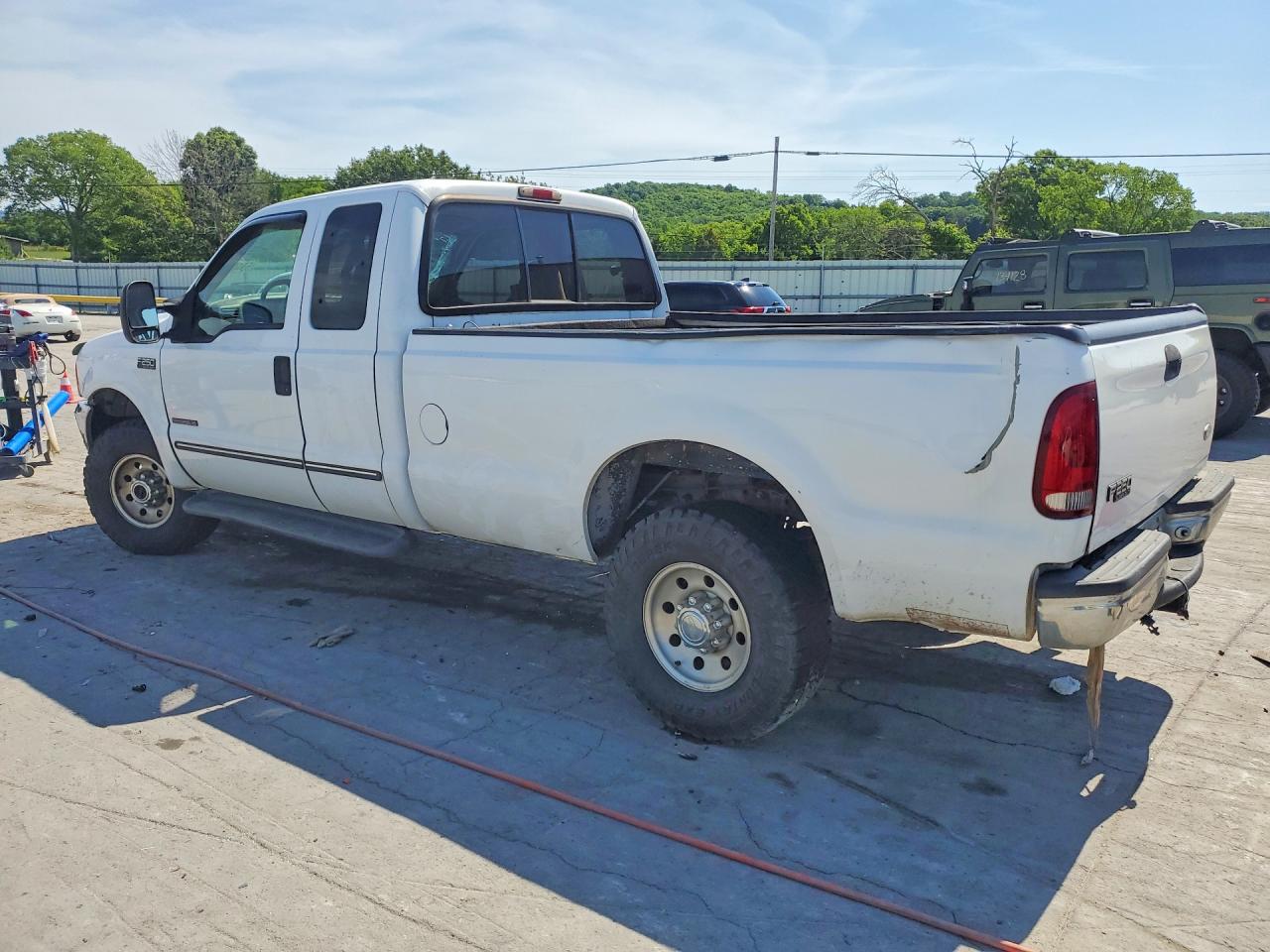1999 Ford F250 Super Duty White vin: 1FTNX21F9XED79593