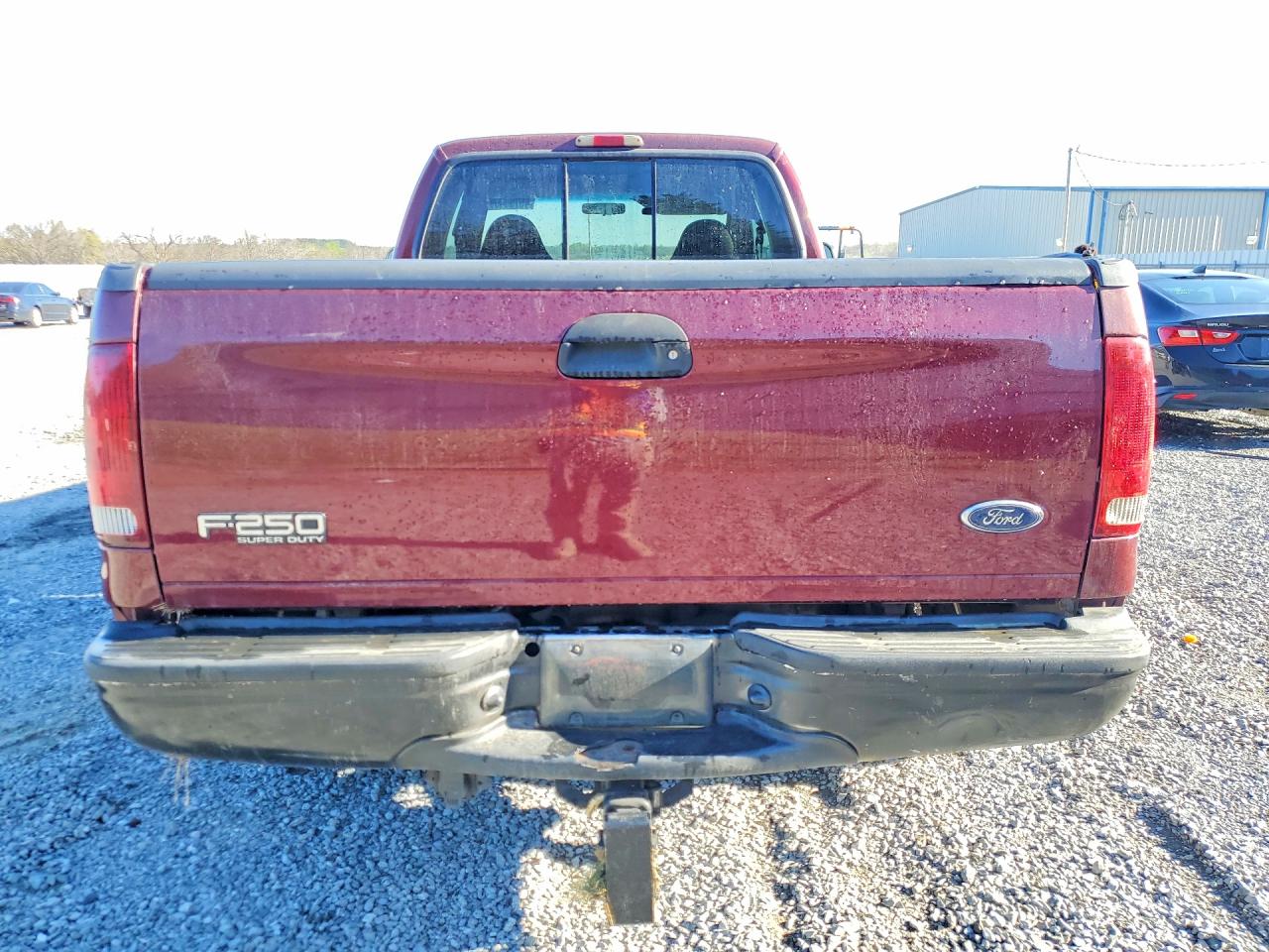 1999 Ford F250 Super Duty Maroon vin: 1FTNX21F9XED88262