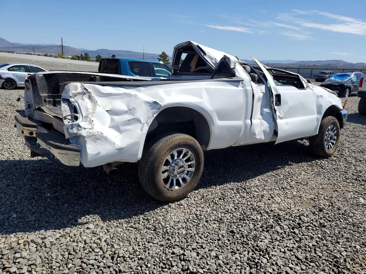 2001 Ford F250 Super Duty White vin: 1FTNX21FX1EB22479