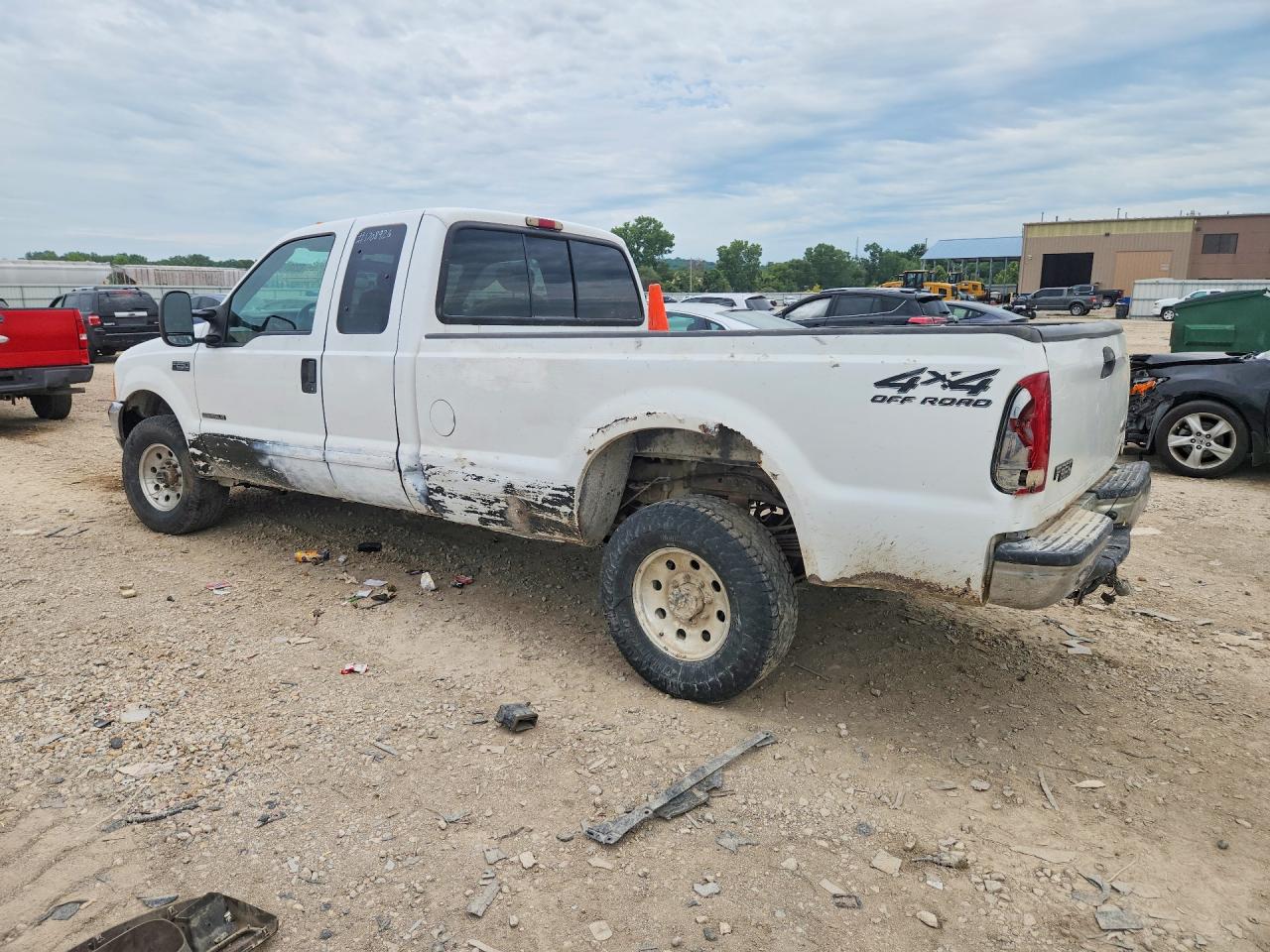 2001 Ford F250 Super Duty White vin: 1FTNX21FX1ED60607