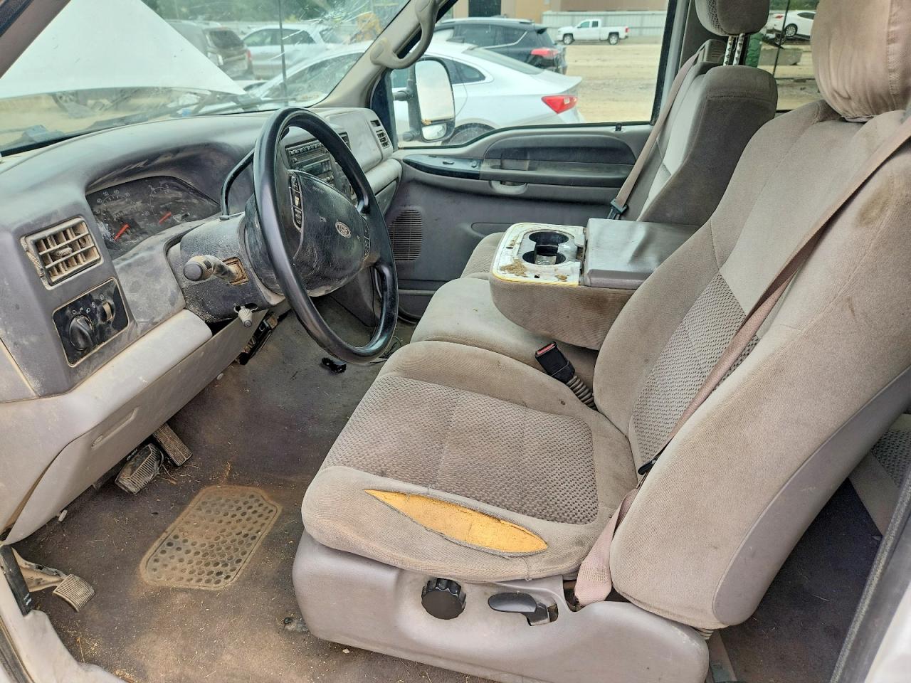 2001 Ford F250 Super Duty White vin: 1FTNX21FX1ED60607