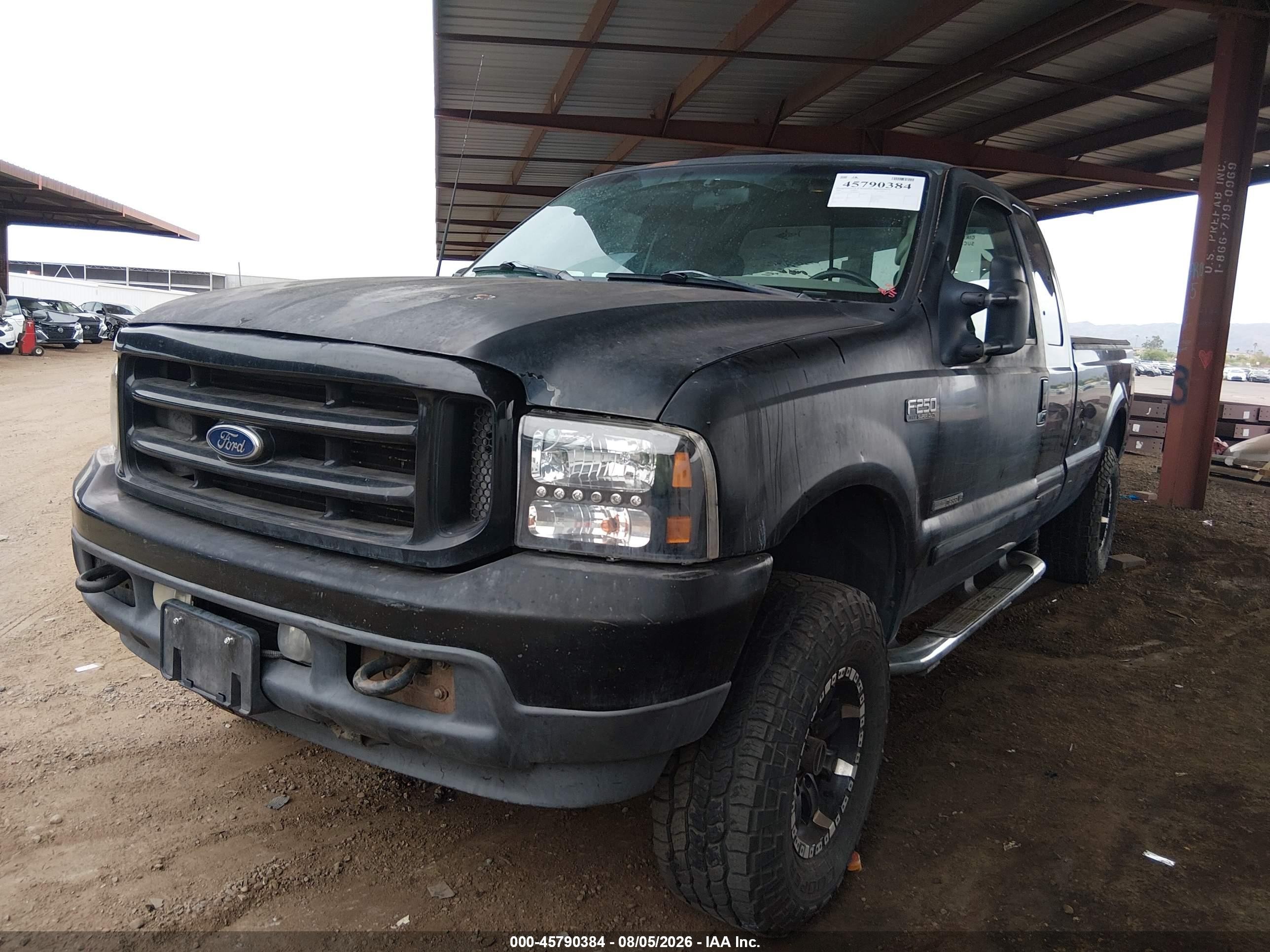 2003 Ford F-250 Lariat/xl/xlt Black vin: 1FTNX21FX3EB00016