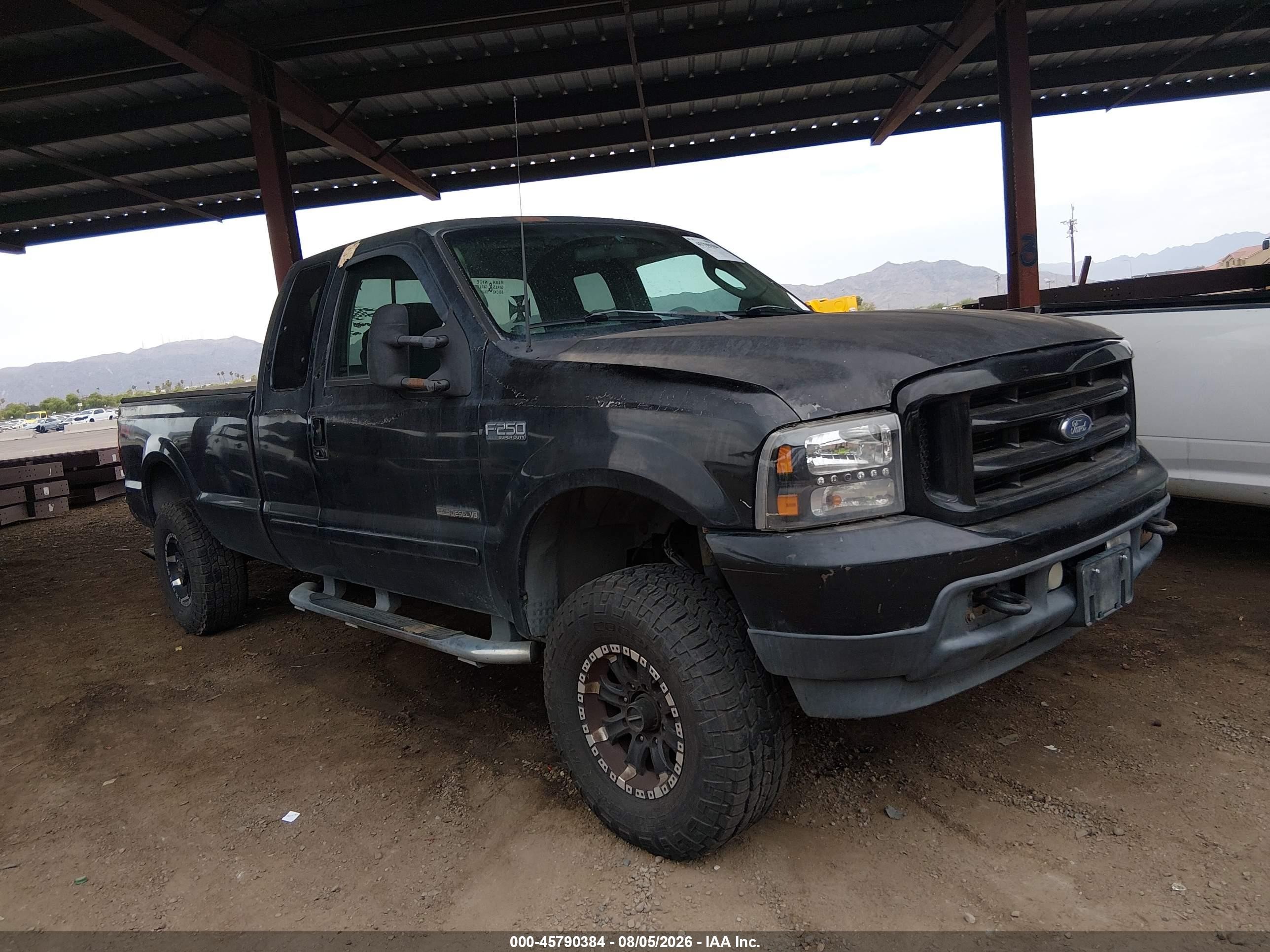 2003 Ford F-250 Lariat/xl/xlt Black vin: 1FTNX21FX3EB00016