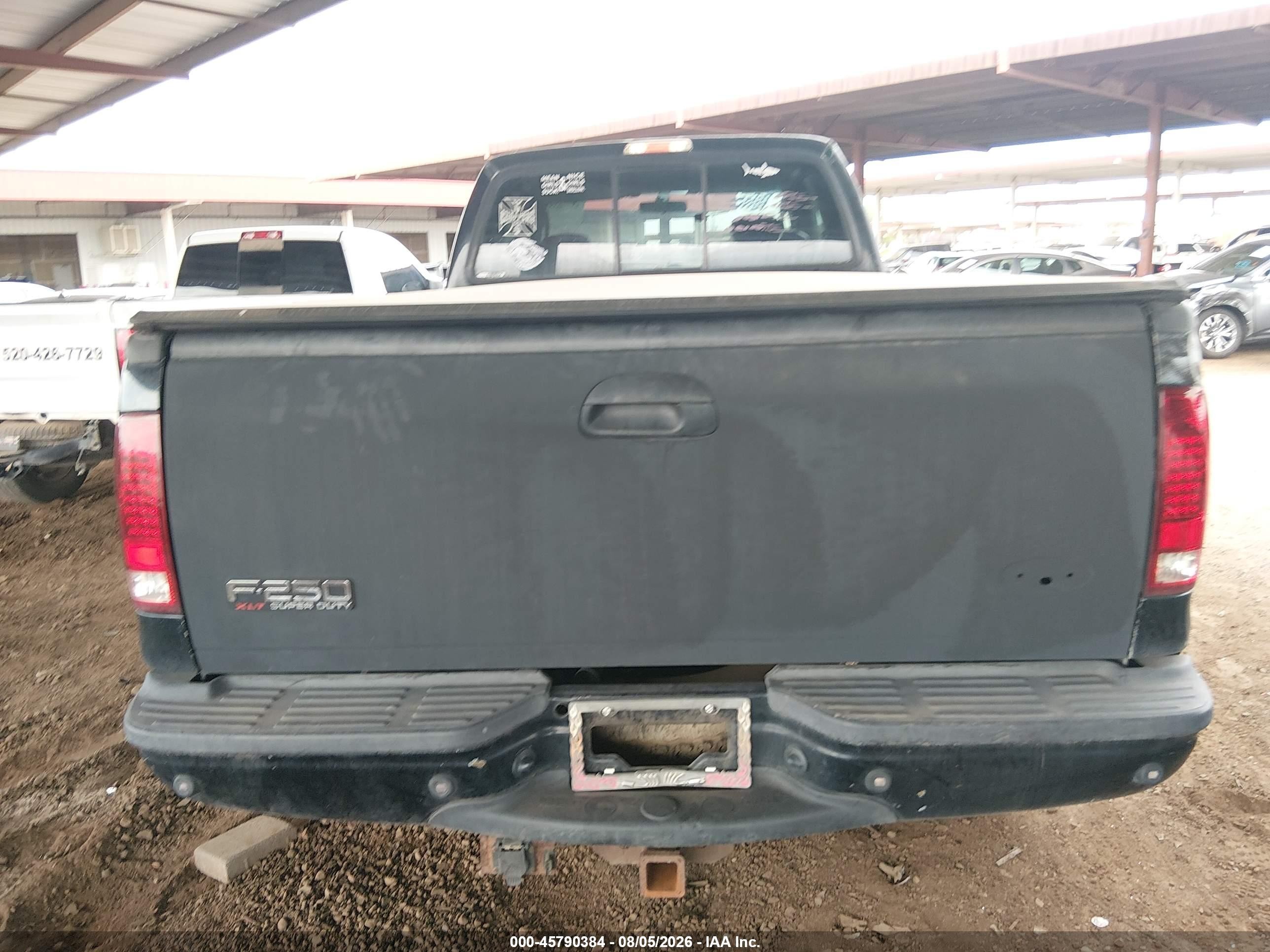 2003 Ford F-250 Lariat/xl/xlt Black vin: 1FTNX21FX3EB00016