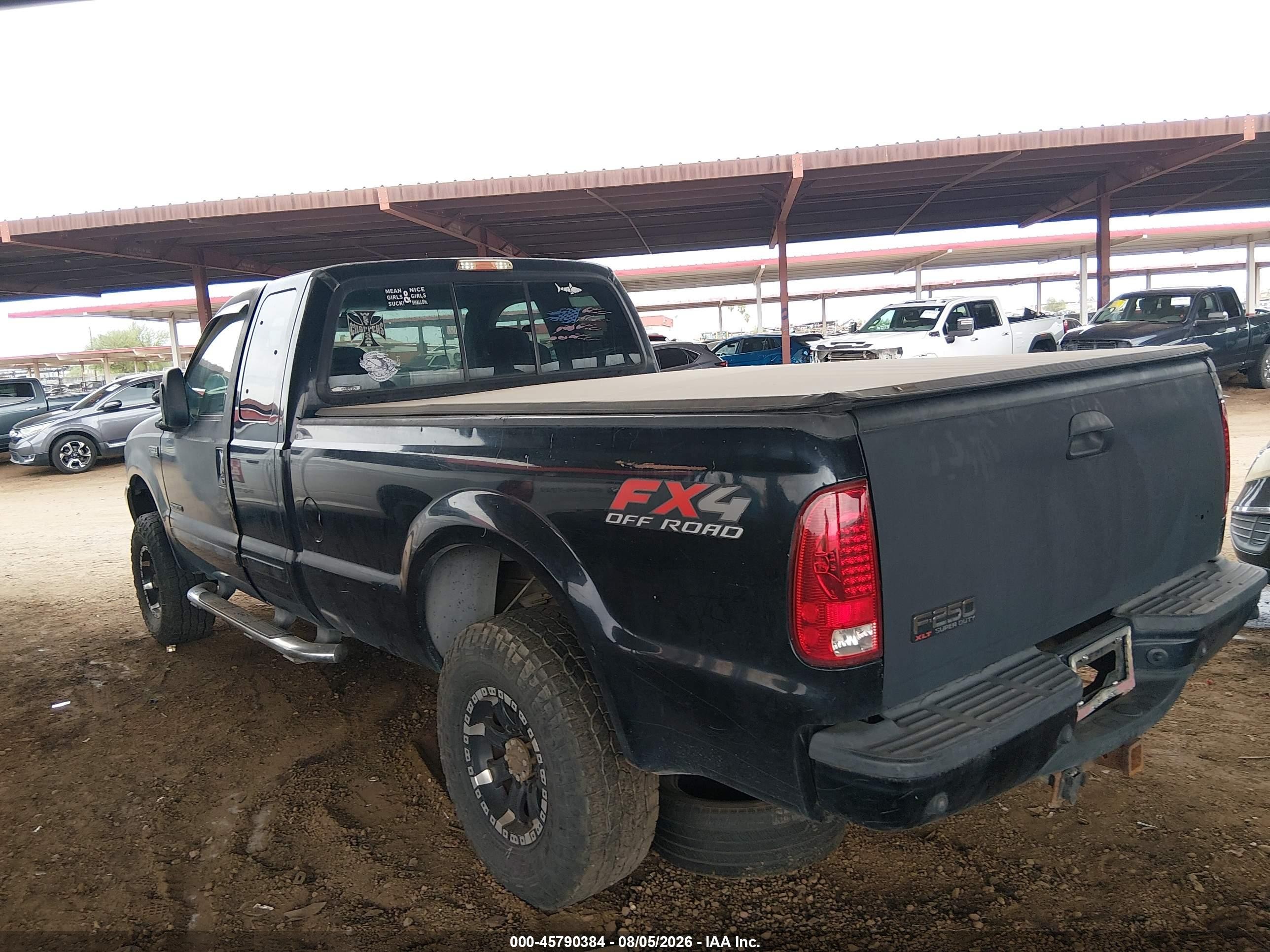 2003 Ford F-250 Lariat/xl/xlt Black vin: 1FTNX21FX3EB00016
