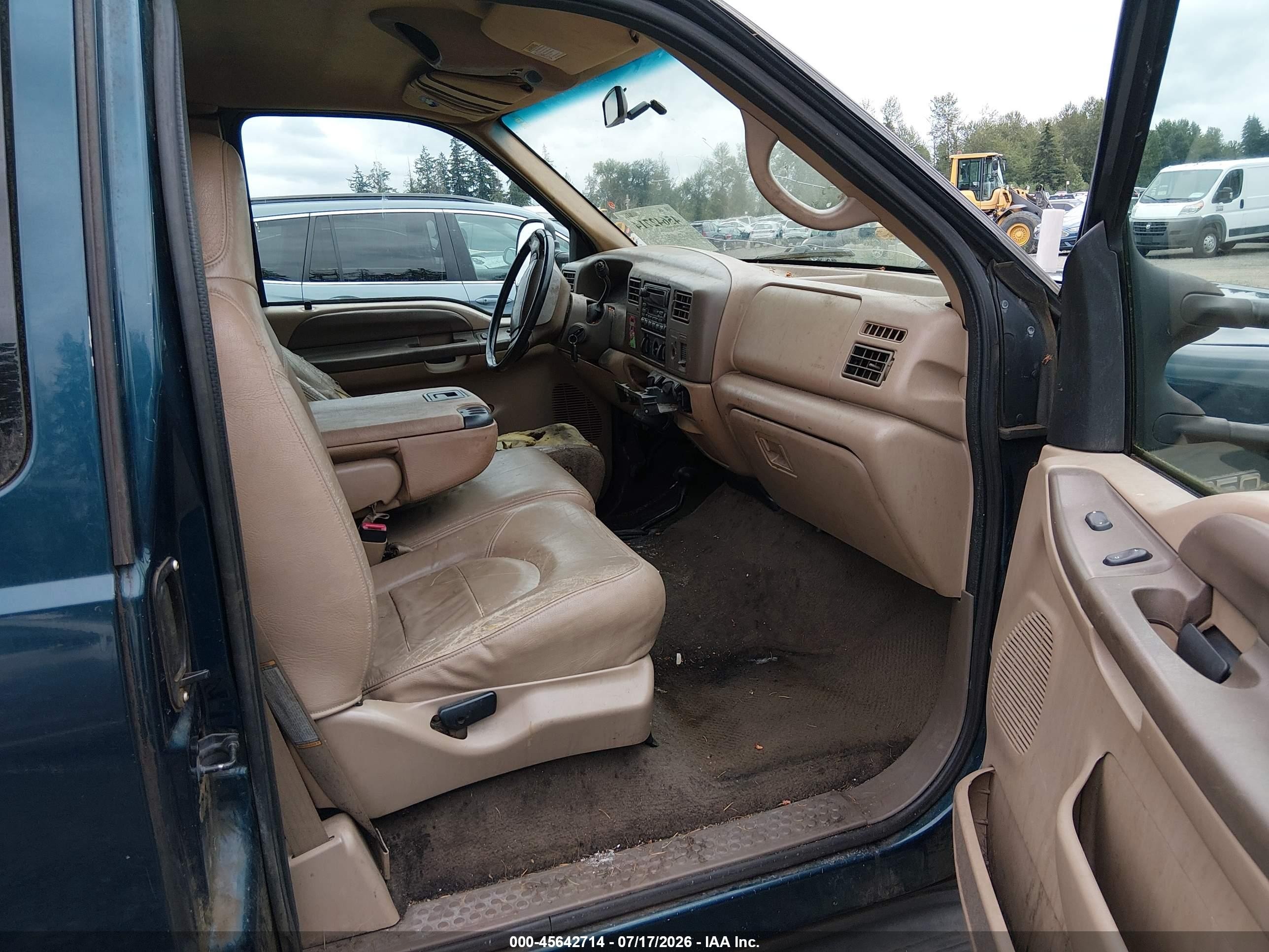 1999 Ford F-250 Lariat/xl/xlt Blue vin: 1FTNX21FXXEE12729