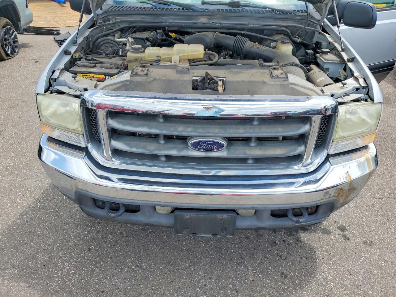 2002 Ford F250 Super Duty Silver vin: 1FTNX21L02EA58699