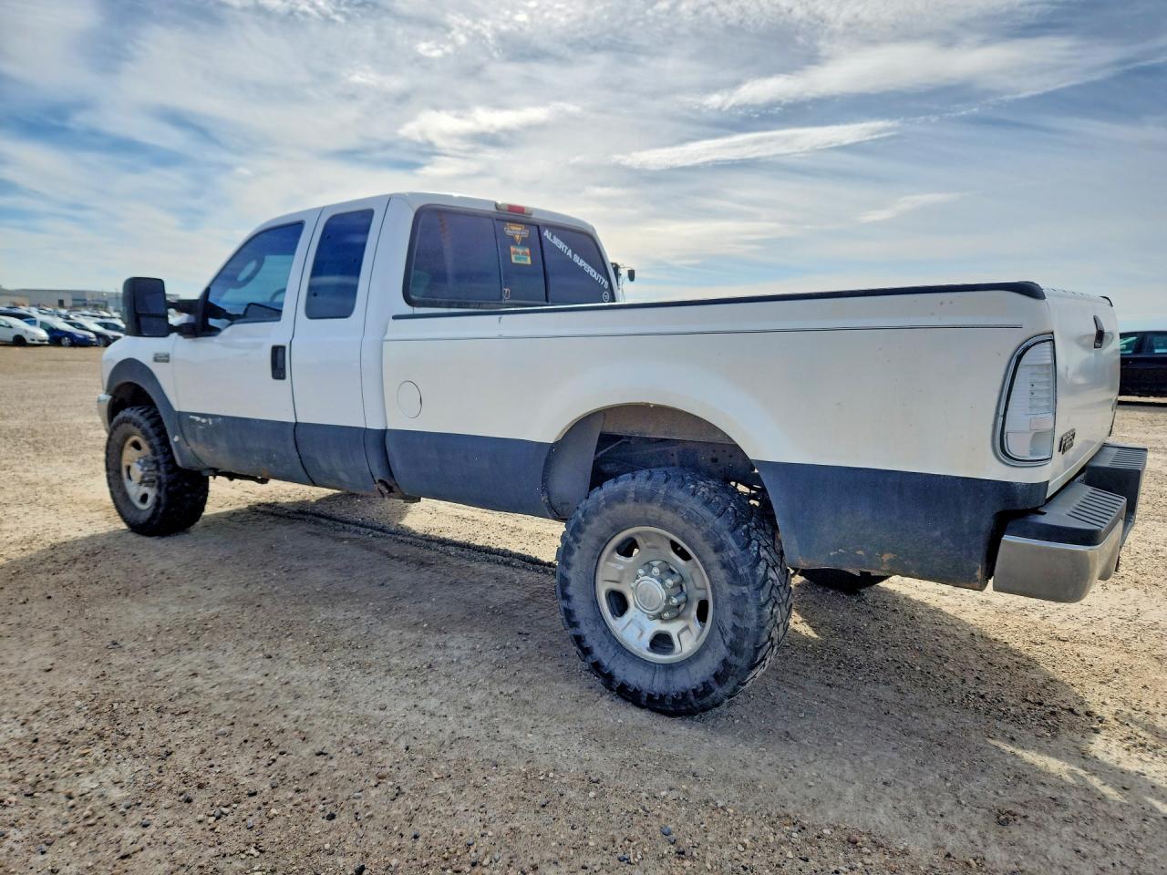 2003 Ford F250 Super Duty White vin: 1FTNX21L03EC19666