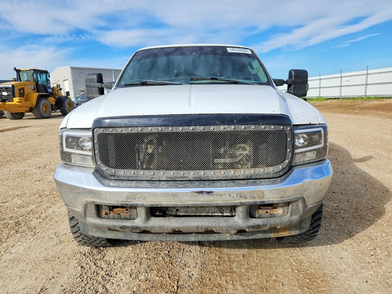 2003 Ford F250 Super Duty White vin: 1FTNX21L03EC19666